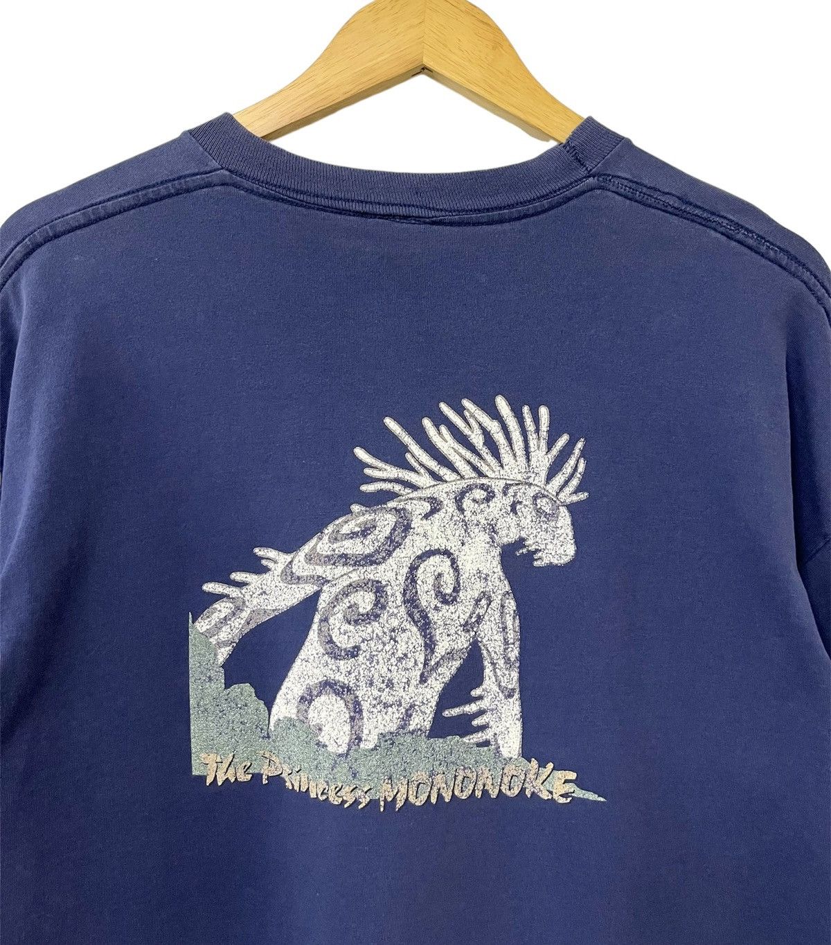 Anime VINTAGE 90s WORN THE PRINCESS MONONOKE ANIME FILM TSHIRT Size US L / EU 52-54 / 3 - 8 Thumbnail