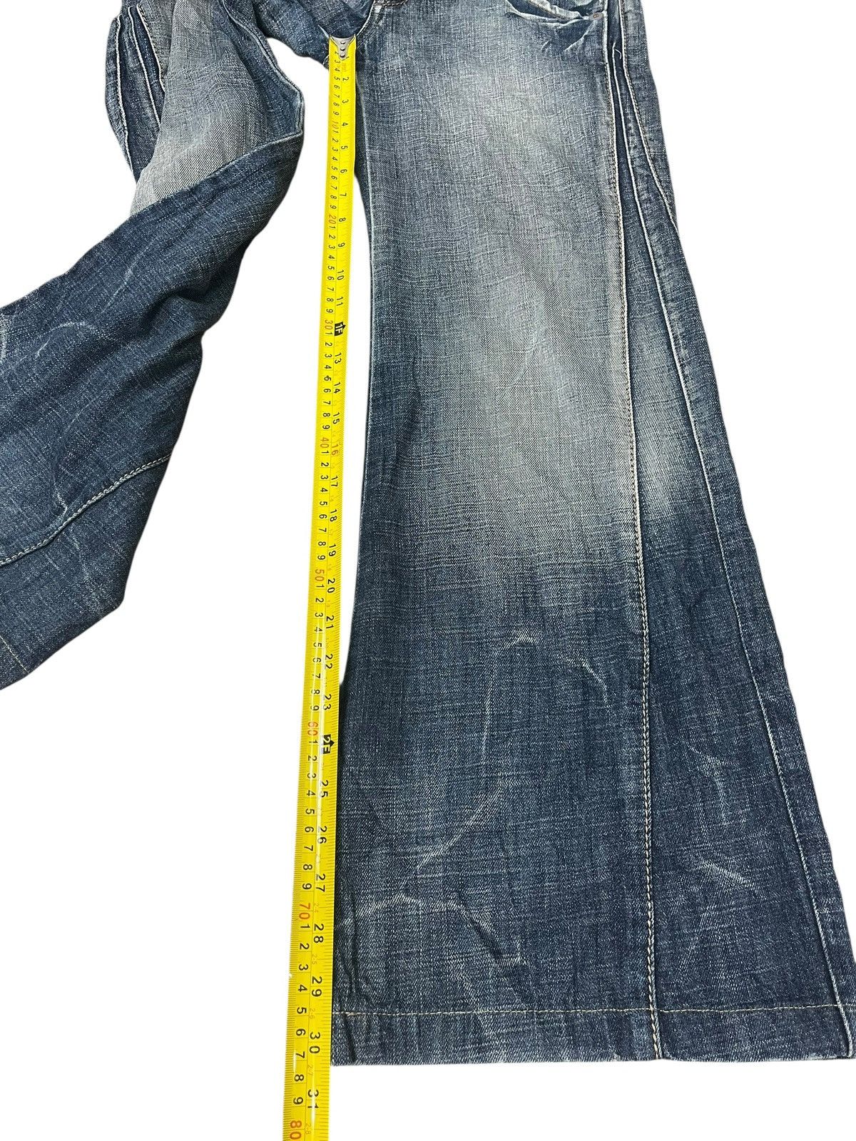 Marithe + Francois Girbaud Vintage Marithe+Francois Girbaud Flare Jeans Streetwear Size US 31 - 11 Thumbnail