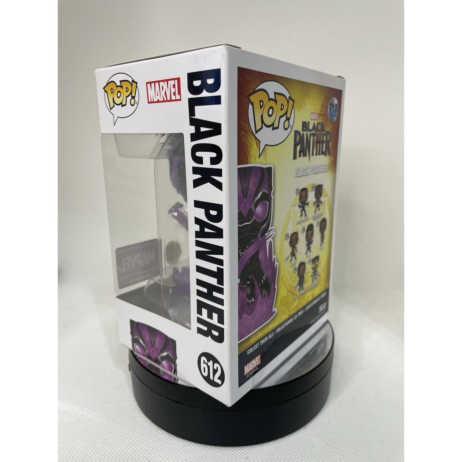 Marvel Comics Funko Pop! Vinyl: Marvel - Black Panther 612 - Glow Size ONE SIZE - 4 Thumbnail
