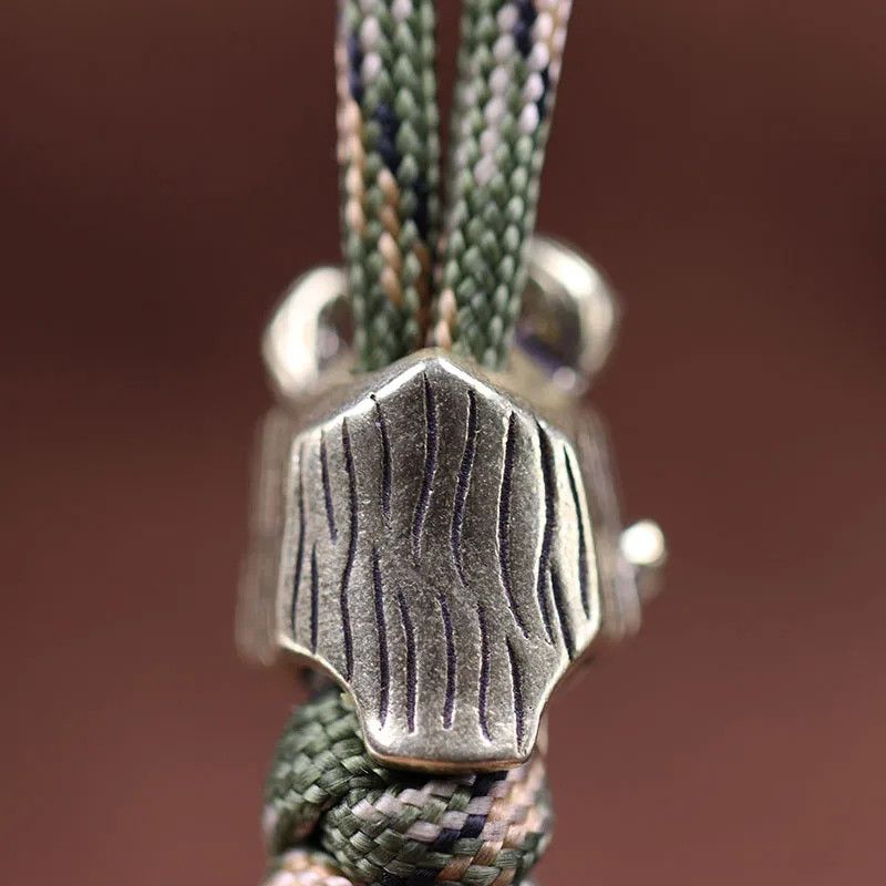 Handmade 3Pcs Forest Guardian Knife Beads Paracord Bead Zipper Charms Size ONE SIZE - 5 Thumbnail