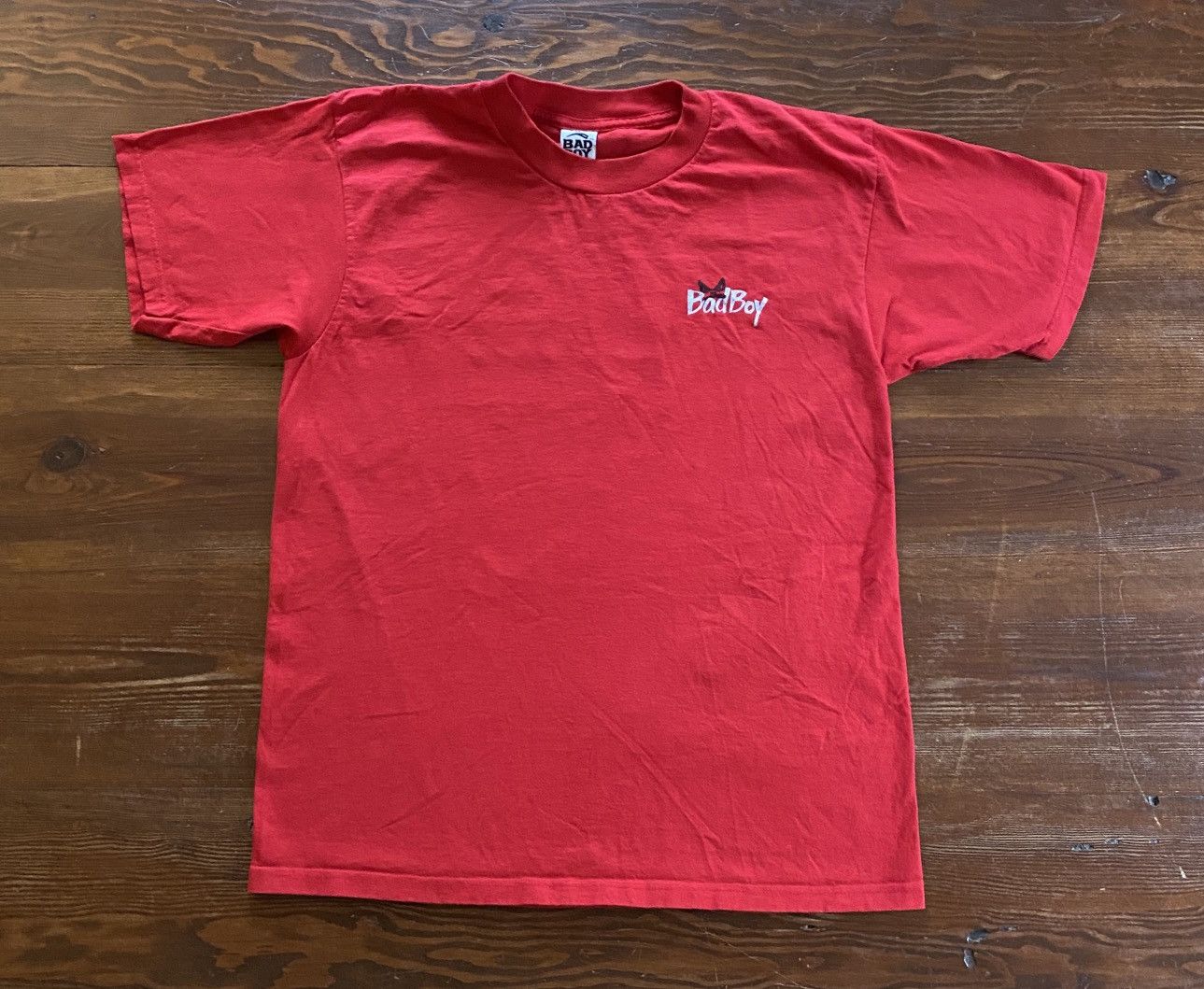 Vintage Vintage 90’s Bad Boy Victory Isn’t Handed Red Tee Size US L / EU 52-54 / 3 - 2 Thumbnail