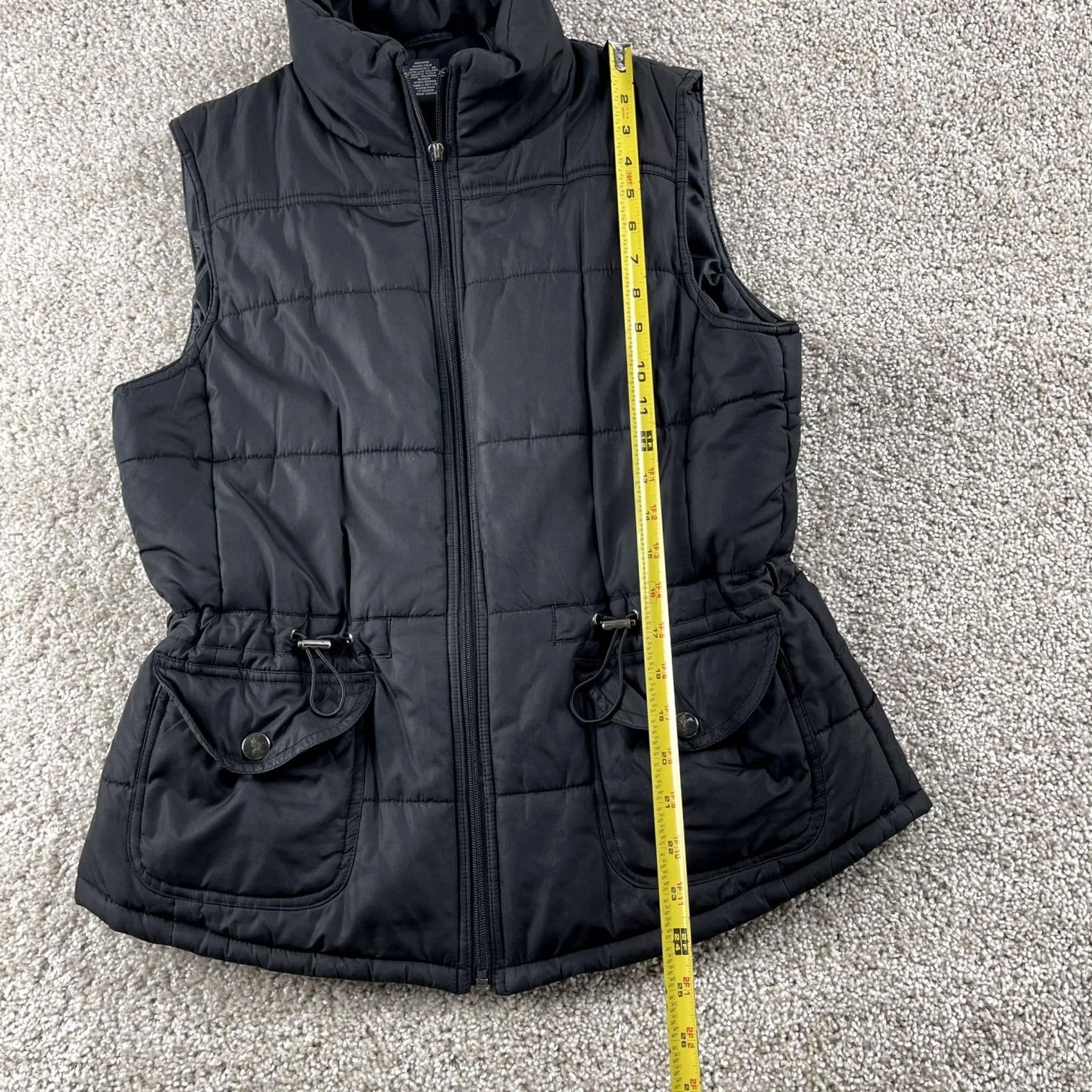 Vintage VINTAGE New York & Company Vest Womens Medium Black Quilted Full Zip Collared Size M / US 6-8 / IT 42-44 - 5 Thumbnail