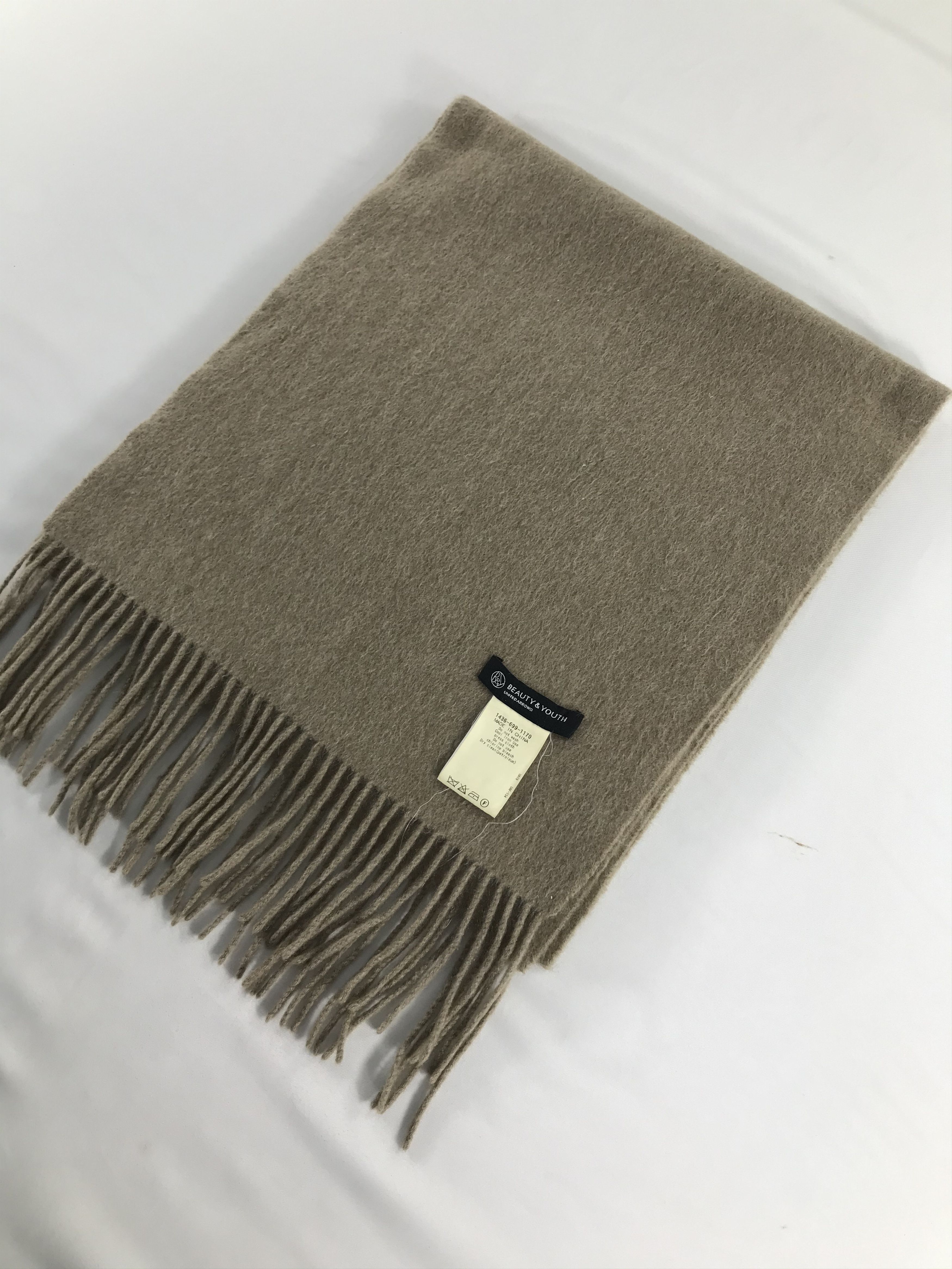BEAUTY&YOUTH United Arrows Cashmere Scarf Muffler Neck Warmer V216 Size ONE SIZE - 3 Thumbnail