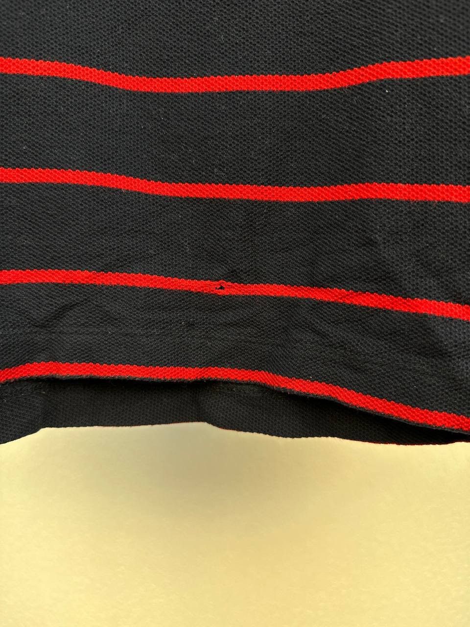 Moncler Moncler Maglia Polo Manica Corta striped faded polo navy/red Size US XL / EU 56 / 4 - 10 Thumbnail