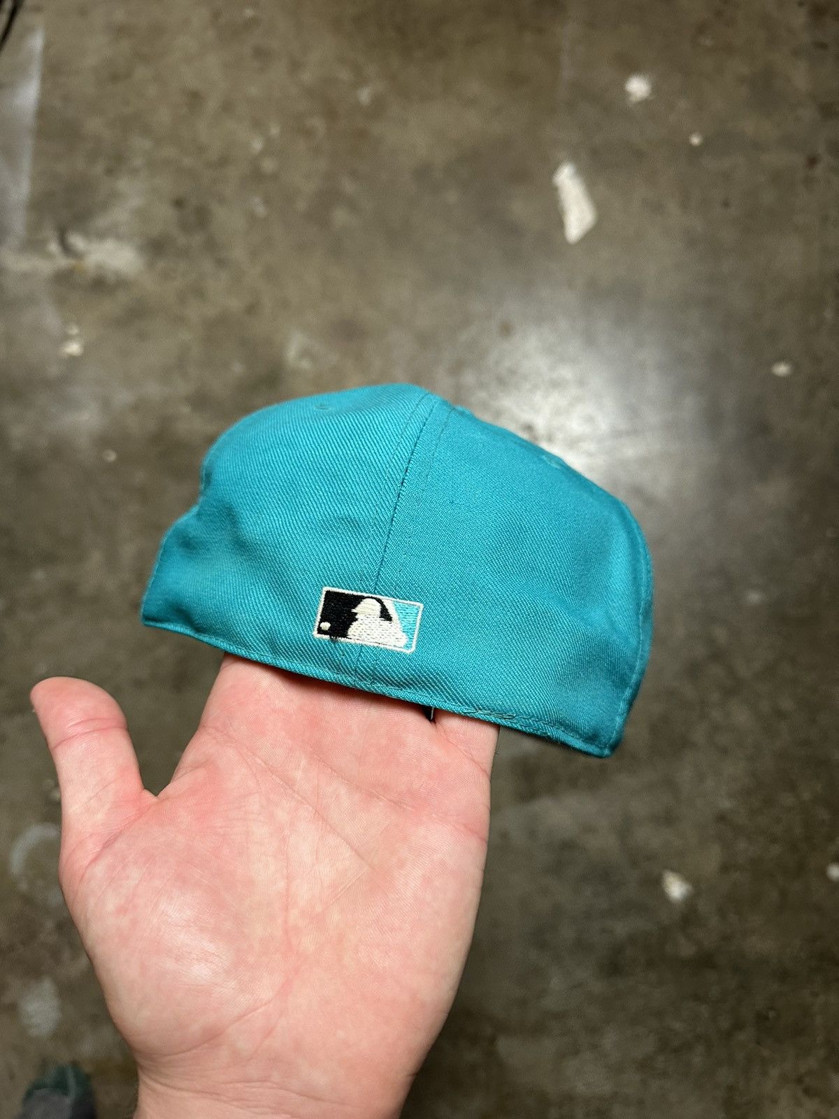 New Era Florida Marlins 90s Fitted Size 7 3/4 Size ONE SIZE - 3 Thumbnail