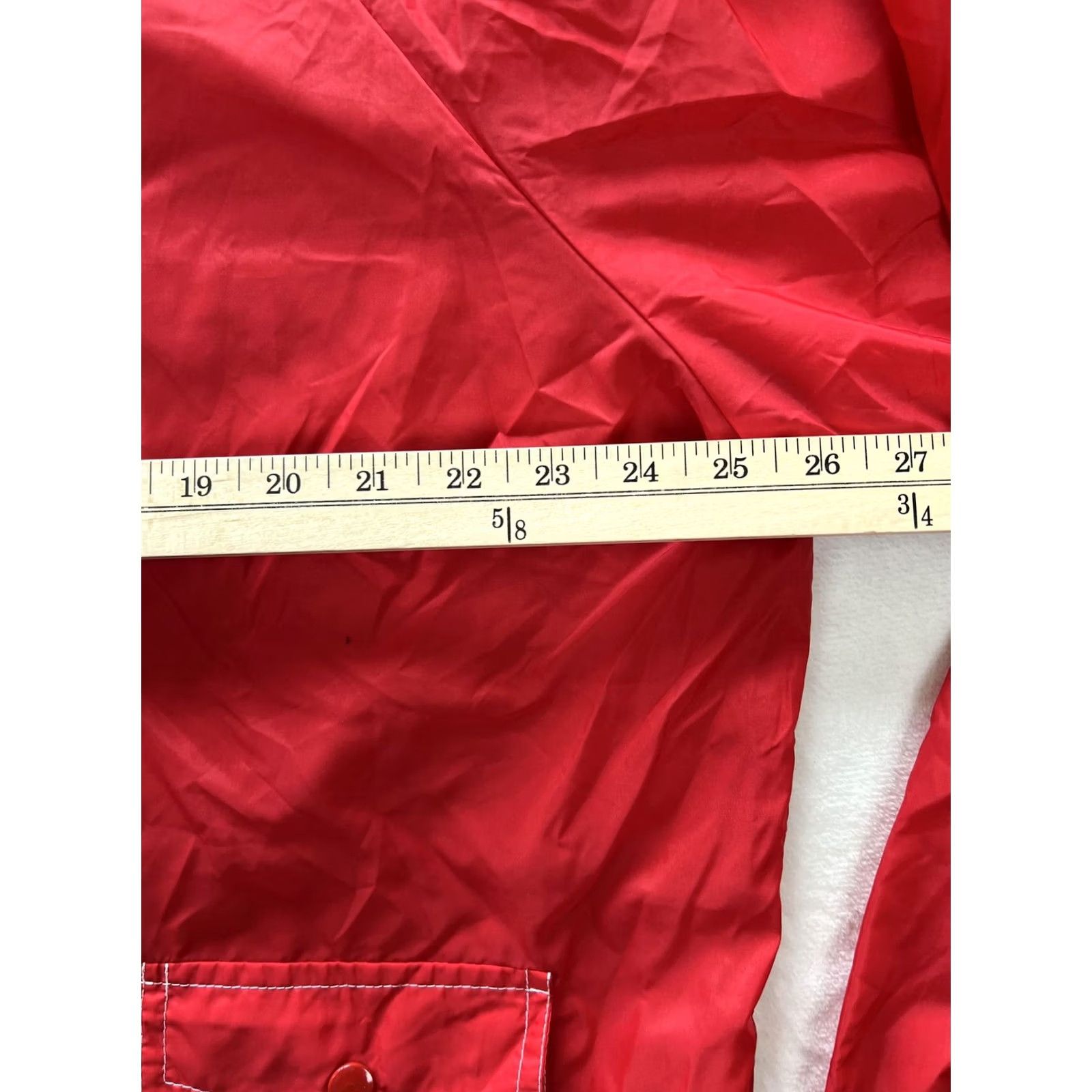 Sears VINTAGE Sears Jacket Mens XL Red Nylon Windbreaker Full Zip Pocket Stand Collar Size US XL / EU 56 / 4 - 6 Thumbnail