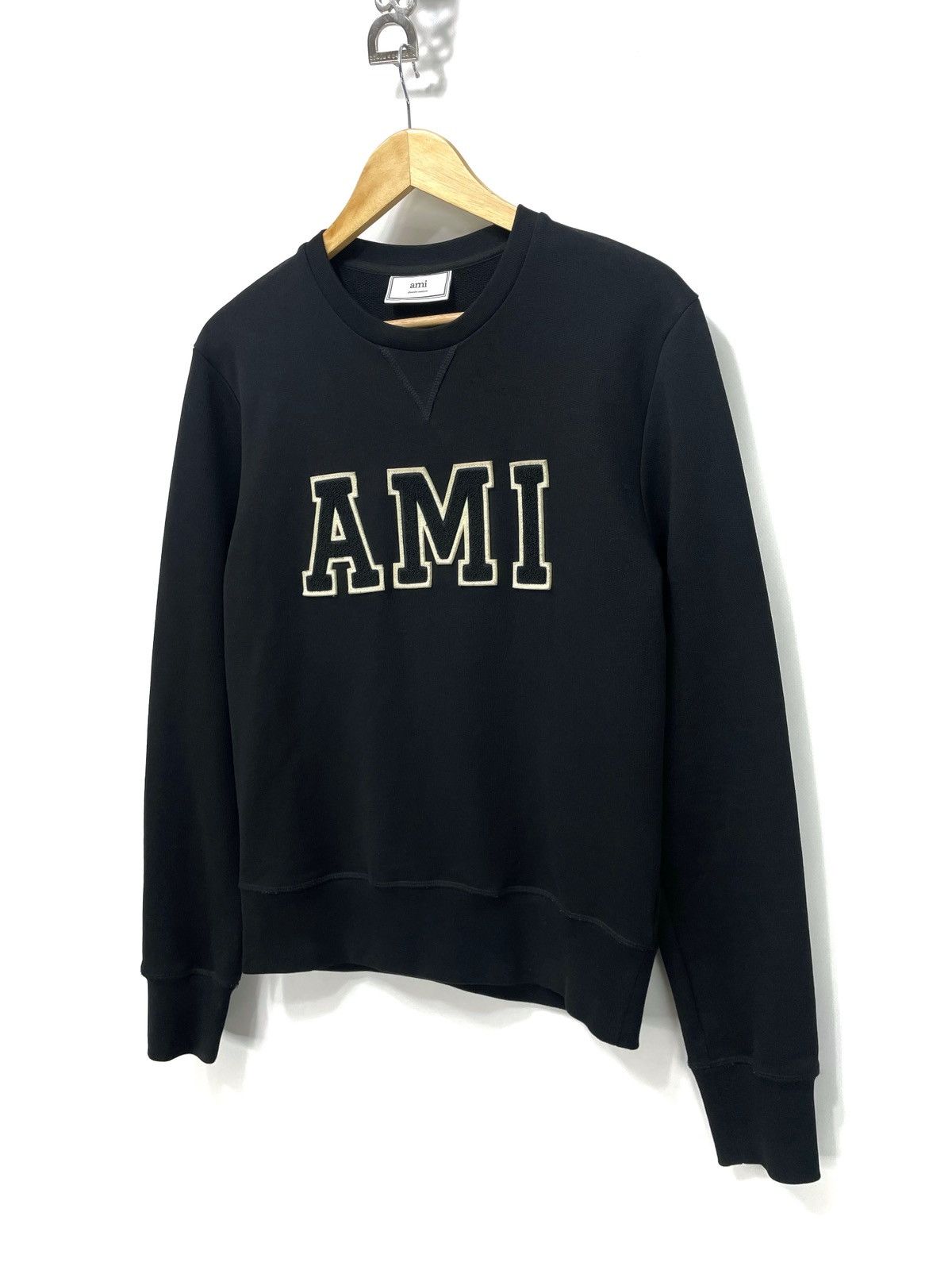 AMI AMI Alexandre Mattiussi Varsity Sweatshirt – Big Logo Patch Size US S / EU 44-46 / 1 - 5 Thumbnail