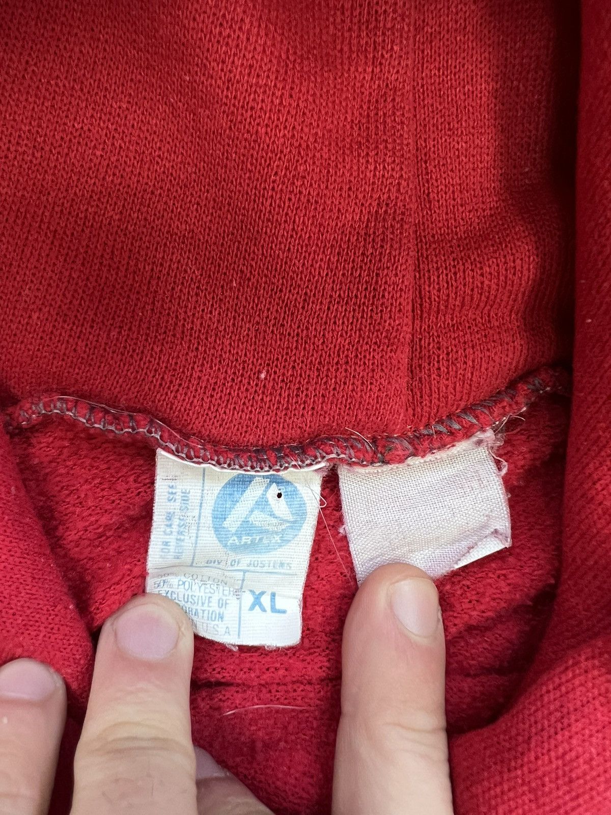 NFL × Vintage Vintage 90's Red San Francisco 49ers Sports Hoodie Size XL Size US XL / EU 56 / 4 - 8 Thumbnail