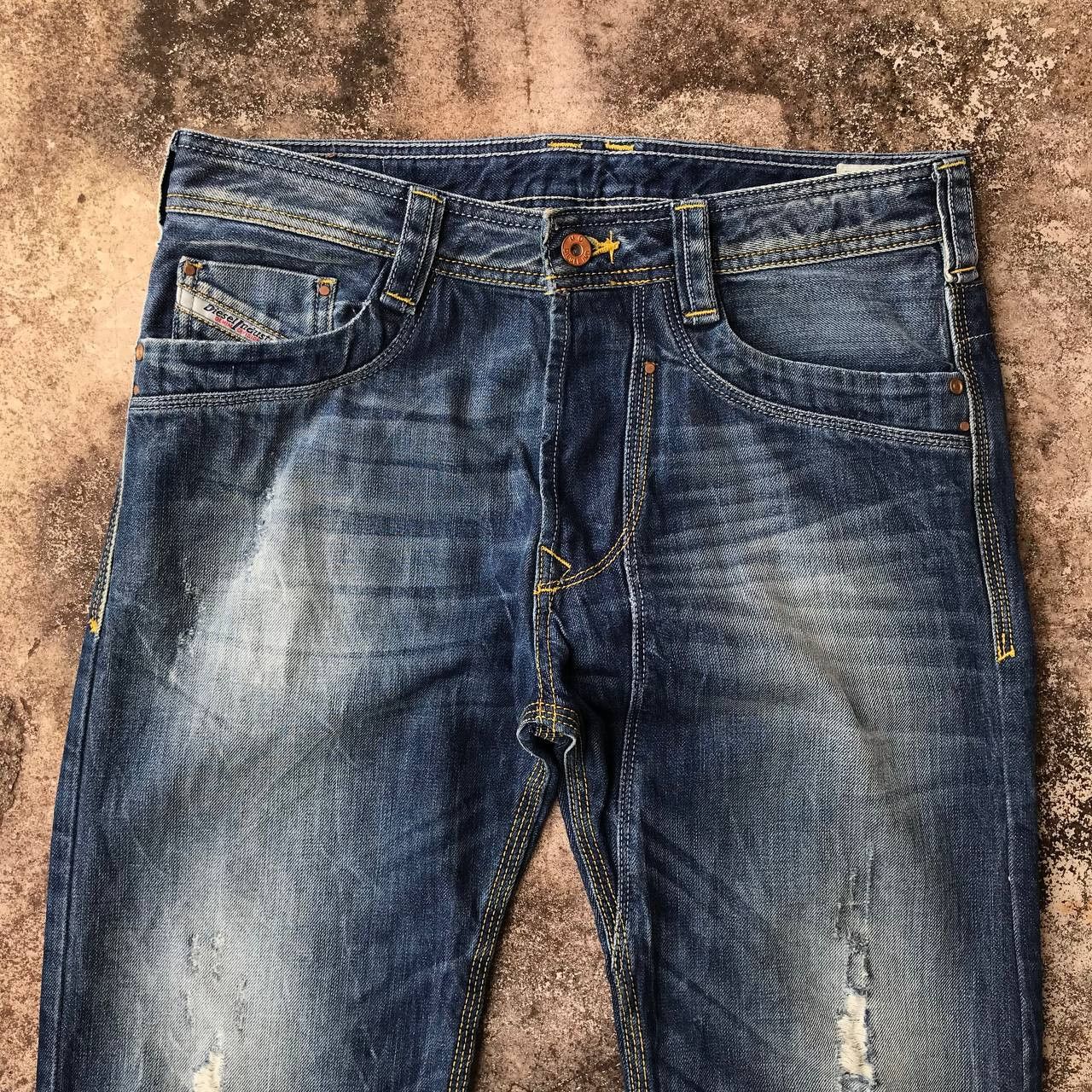 Diesel DIESEL INDUSTRY TIMMEN REGULAR STRAIGHT DISTRESSED DENIM Size US 30 / EU 46 - 5 Thumbnail
