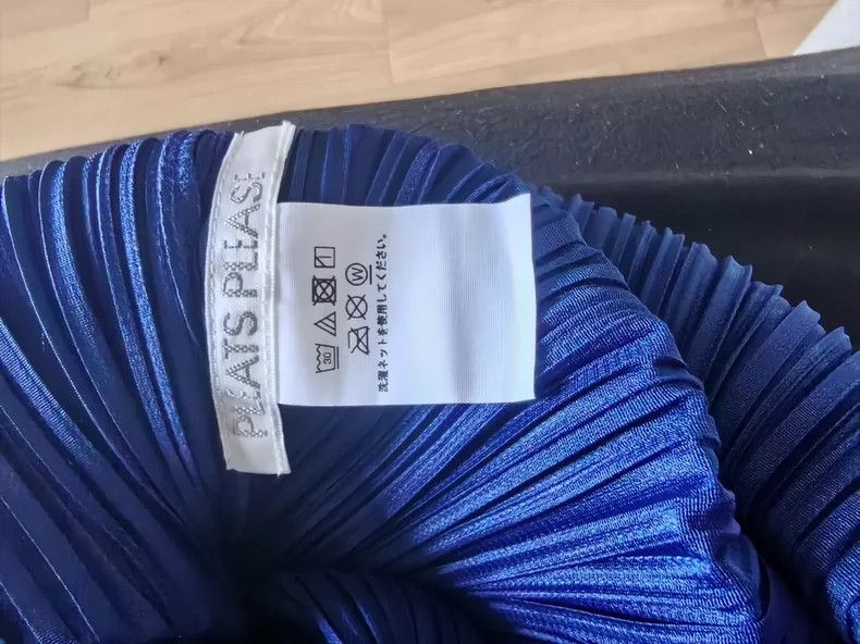 Issey Miyake Issey Miyake size:3 Blue pleated dress Size XS / US 0-2 / IT 36-38 - 5 Thumbnail