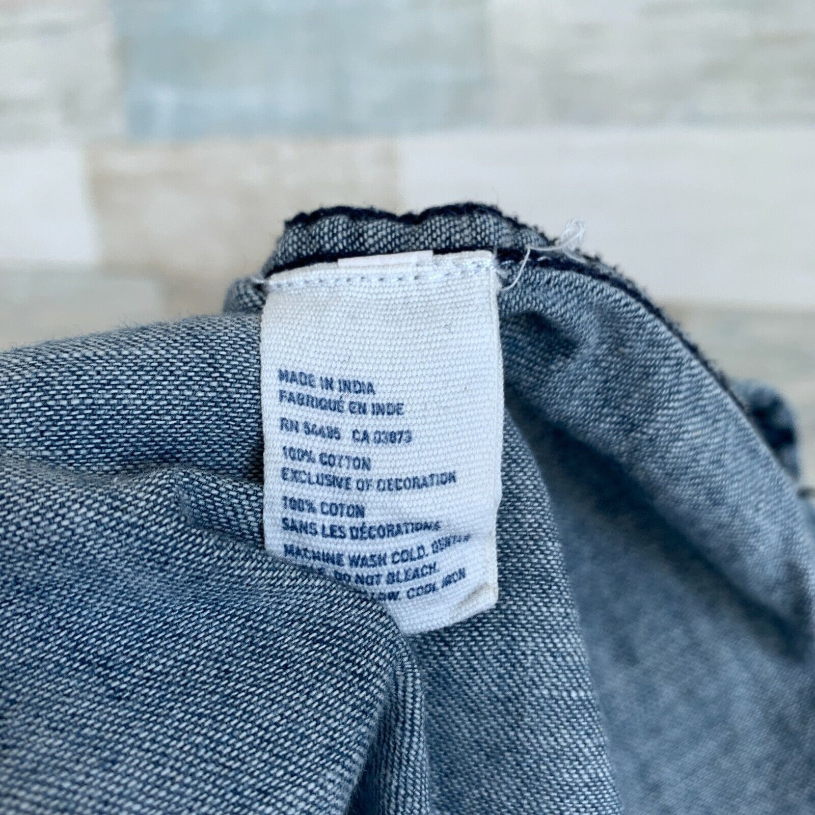 American Eagle Outfitters American Eagle Embroidered Denim Shirt Blue Boho Womens XS Size XS / US 0-2 / IT 36-38 - 7 Thumbnail