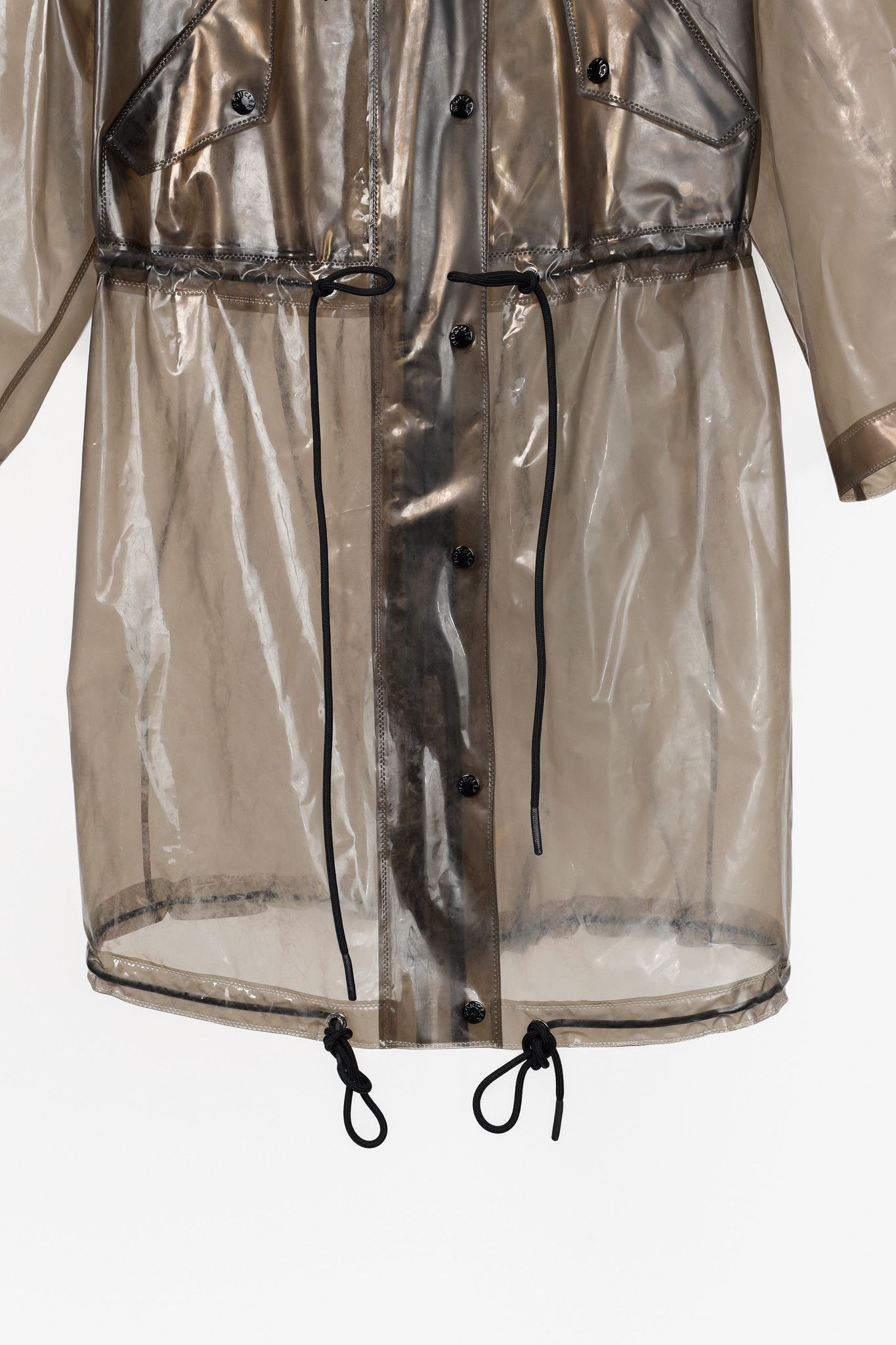 Moncler Moncler Acajou Black PVC Long Parka Size S / US 4 / IT 40 - 7 Thumbnail