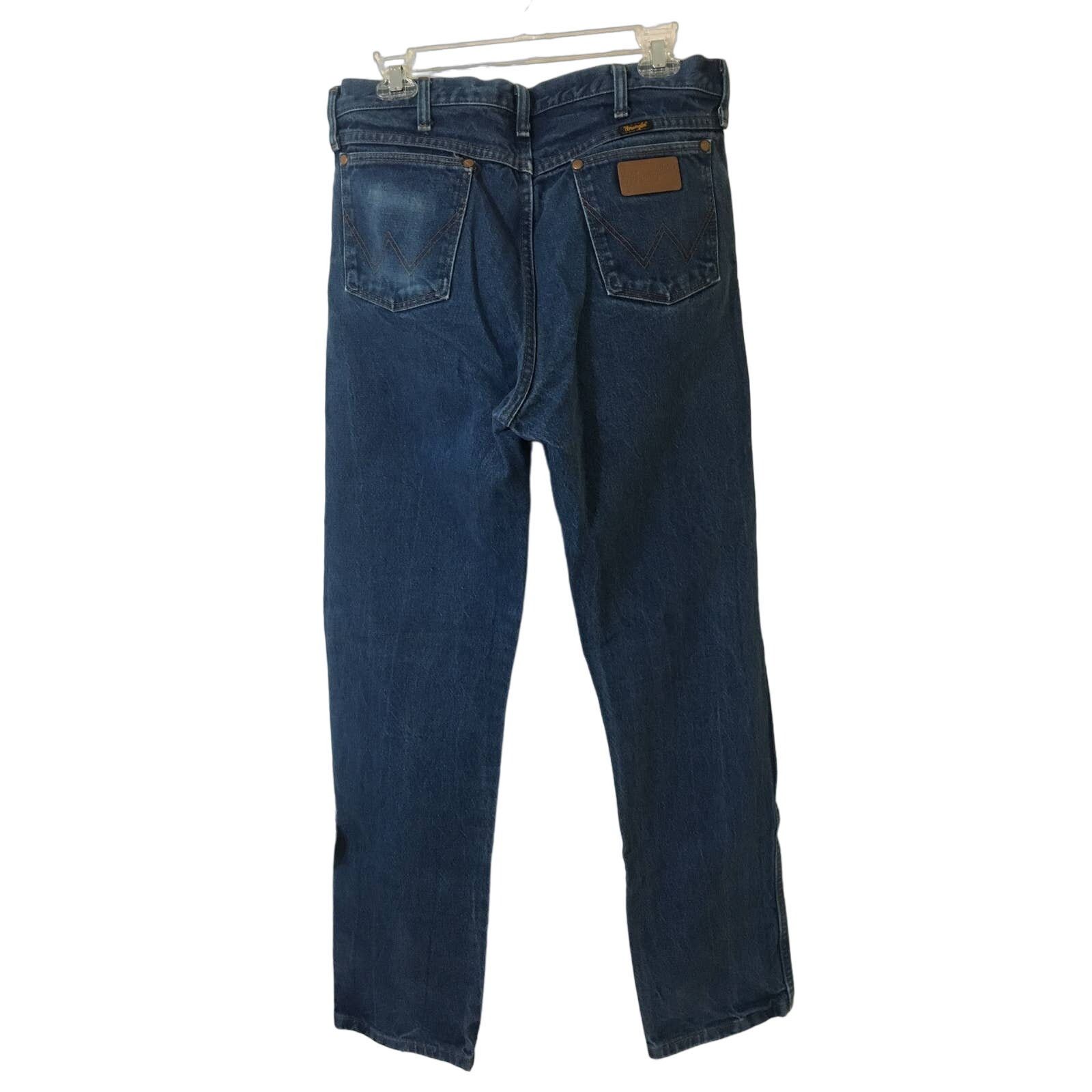 Wrangler Wrangler 13 MWZ 34x34 Cowboy Cut Jeans Missing Button Size US 34 / EU 50 - 2 Thumbnail