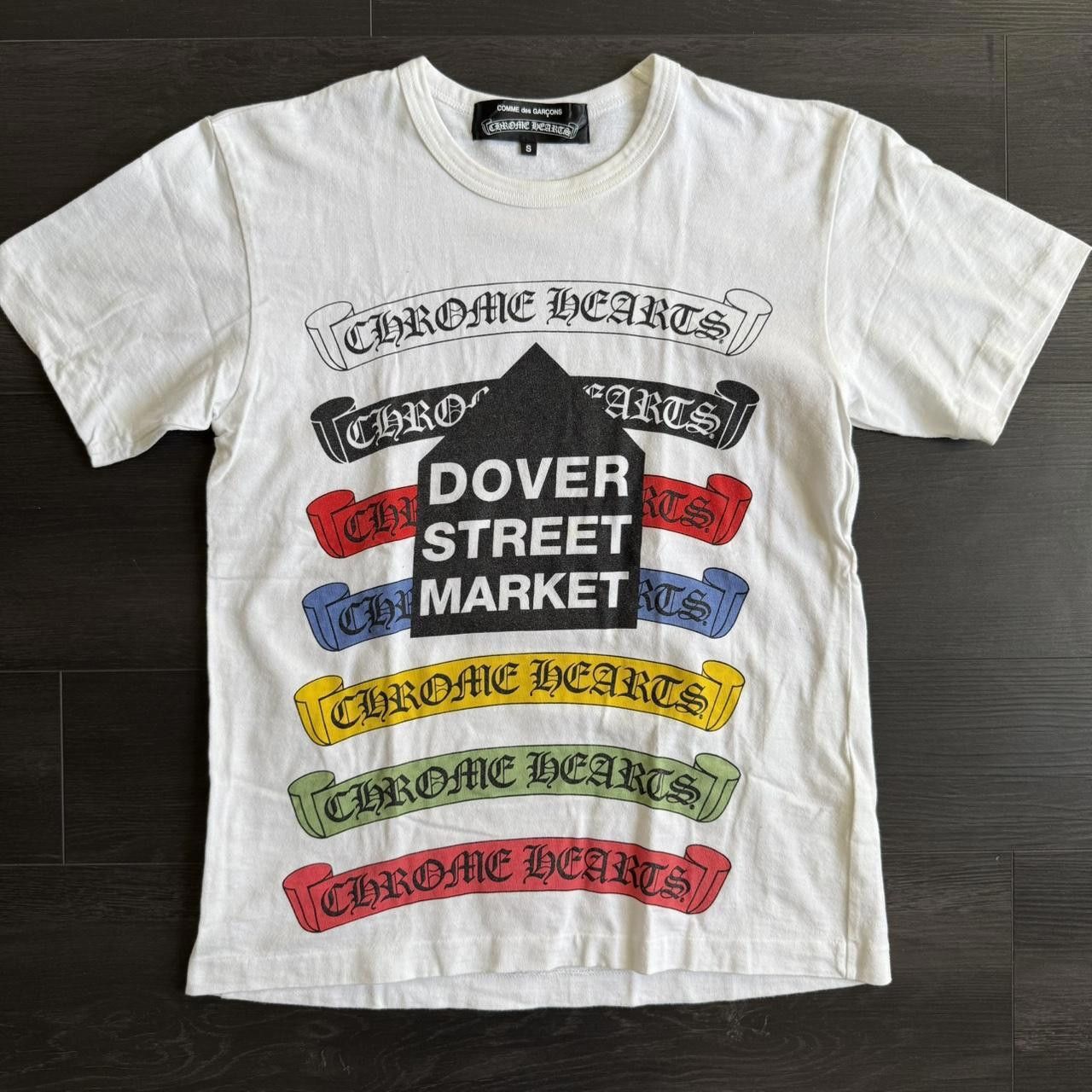 Chrome Hearts × Dover Street Market 限定コラボ Tシャツ CHROME HEARTS x COMME des GARCONS × DOVER STREET MARKET