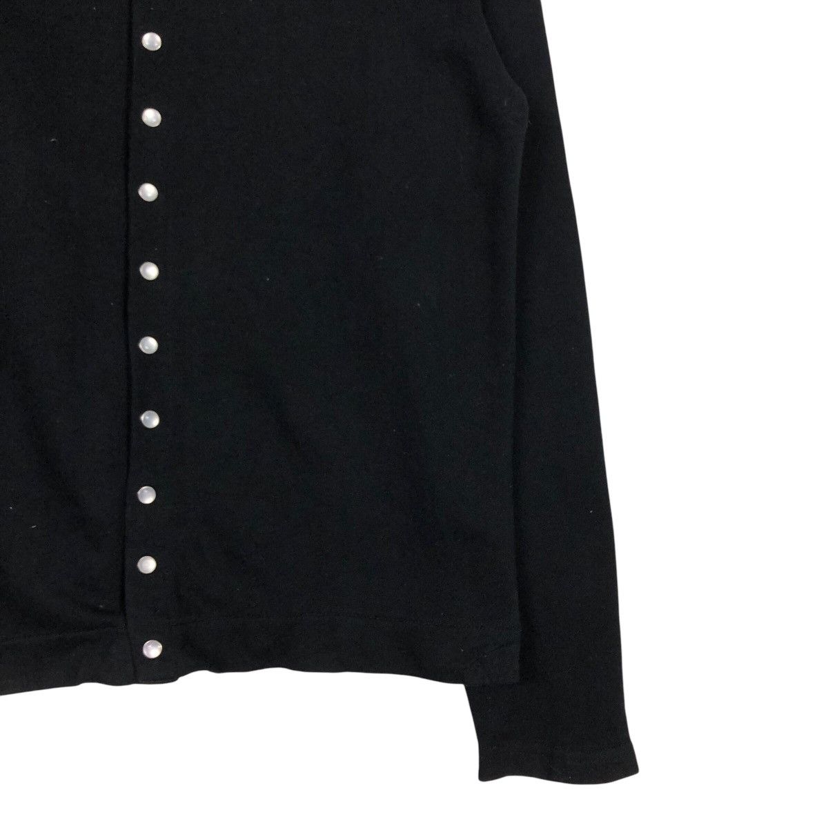 Japanese Brand OMNES Classic Black Knitwear Button Cardigan Issey Miyake Size US M / EU 48-50 / 2 - 5 Thumbnail