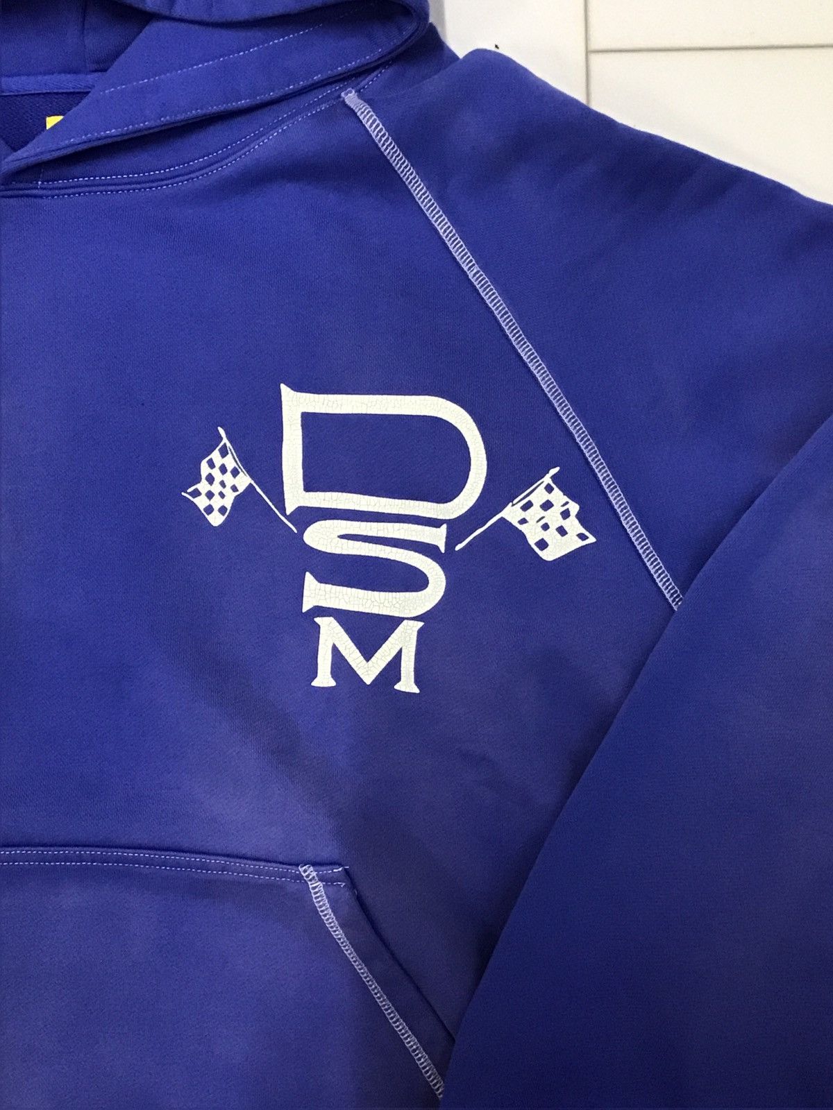 Diet Starts Monday DIET STARTS MONDAY Contrast Stitch Hoodie Washed Blue Size US L / EU 52-54 / 3 - 2 Thumbnail