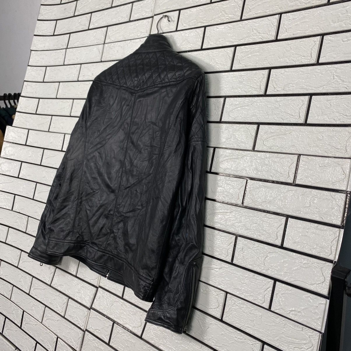 Hysteric Glamour Vintage Soft Leather Jacket Biker Style Quilted Size US M / EU 48-50 / 2 - 11 Thumbnail