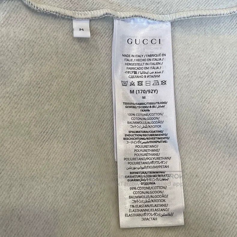 Gucci Gucci Silver long-sleeved sweatshirt Size US M / EU 48-50 / 2 - 6 Thumbnail