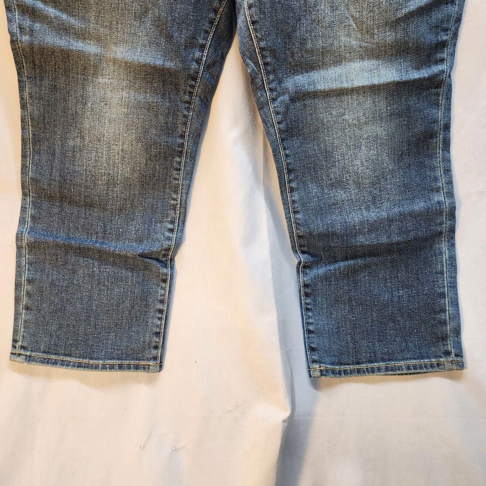 Lands' End Lands End Mid Rise Crop Jeans Womens 16P New NWT Size 38" / US 16 / IT 52 - 3 Thumbnail