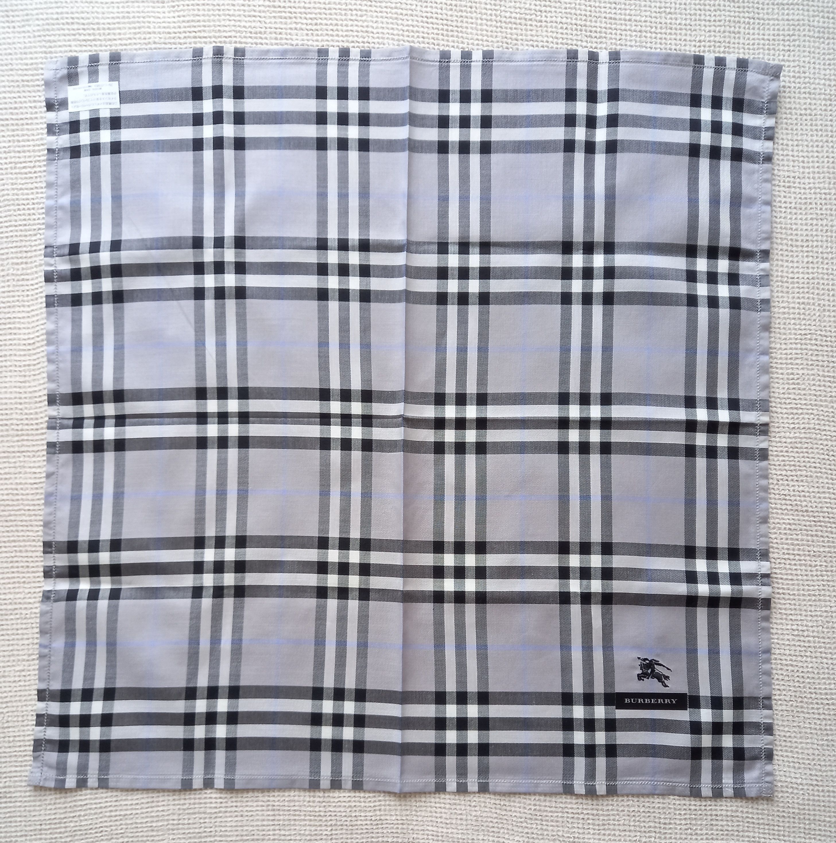 Burberry × Vintage 2 Burberry Bandana/Handkerchief embroidery nova check Size ONE SIZE - 6 Thumbnail