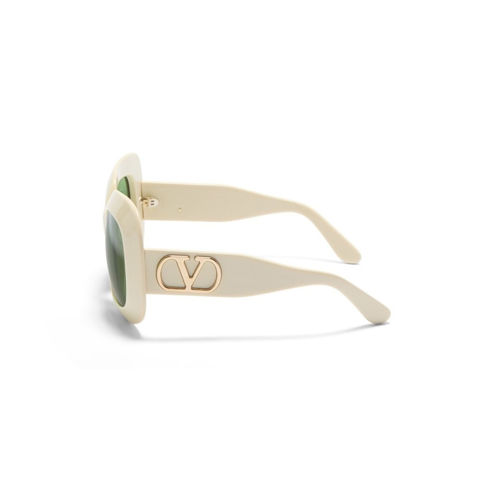 Valentino New! Valentino VLS 180B, Cream Sunglasses Authentic Size ONE SIZE - 3 Thumbnail