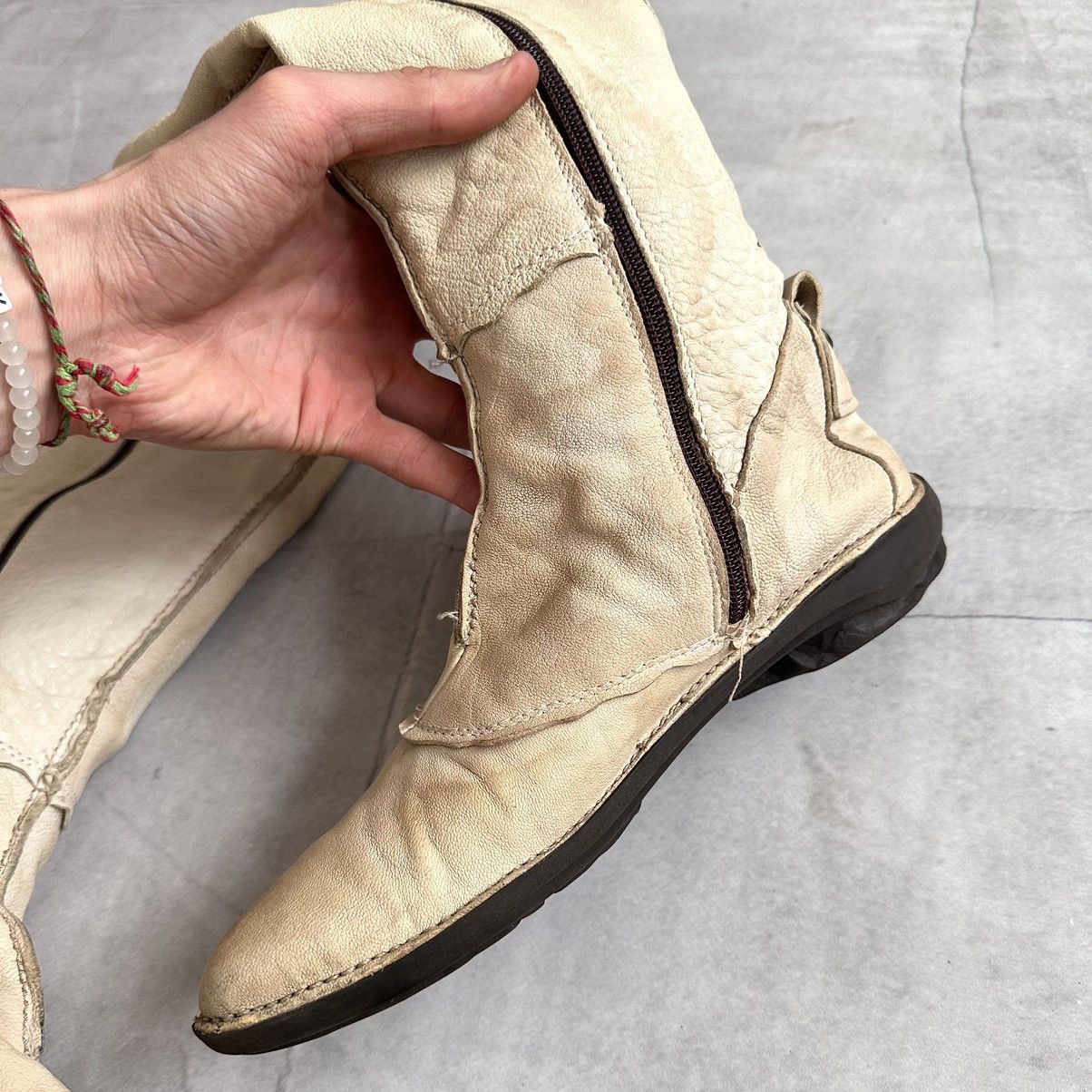 Dirk Bikkembergs Japan Patchwork Boxing Biker Boots Shoes As 98 Guidi Vibe Size US 8 / IT 38 - 13 Thumbnail