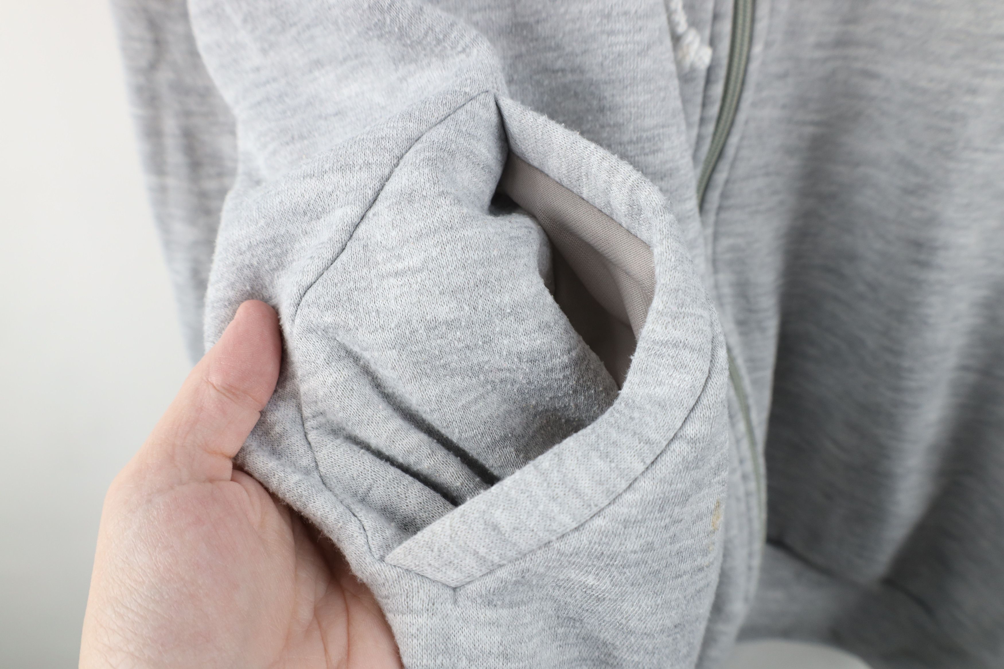 Nike Vintage 80s 90s Nike Full Zip Hoodie Sweatshirt Gray USA Size US XL / EU 56 / 4 - 8 Thumbnail