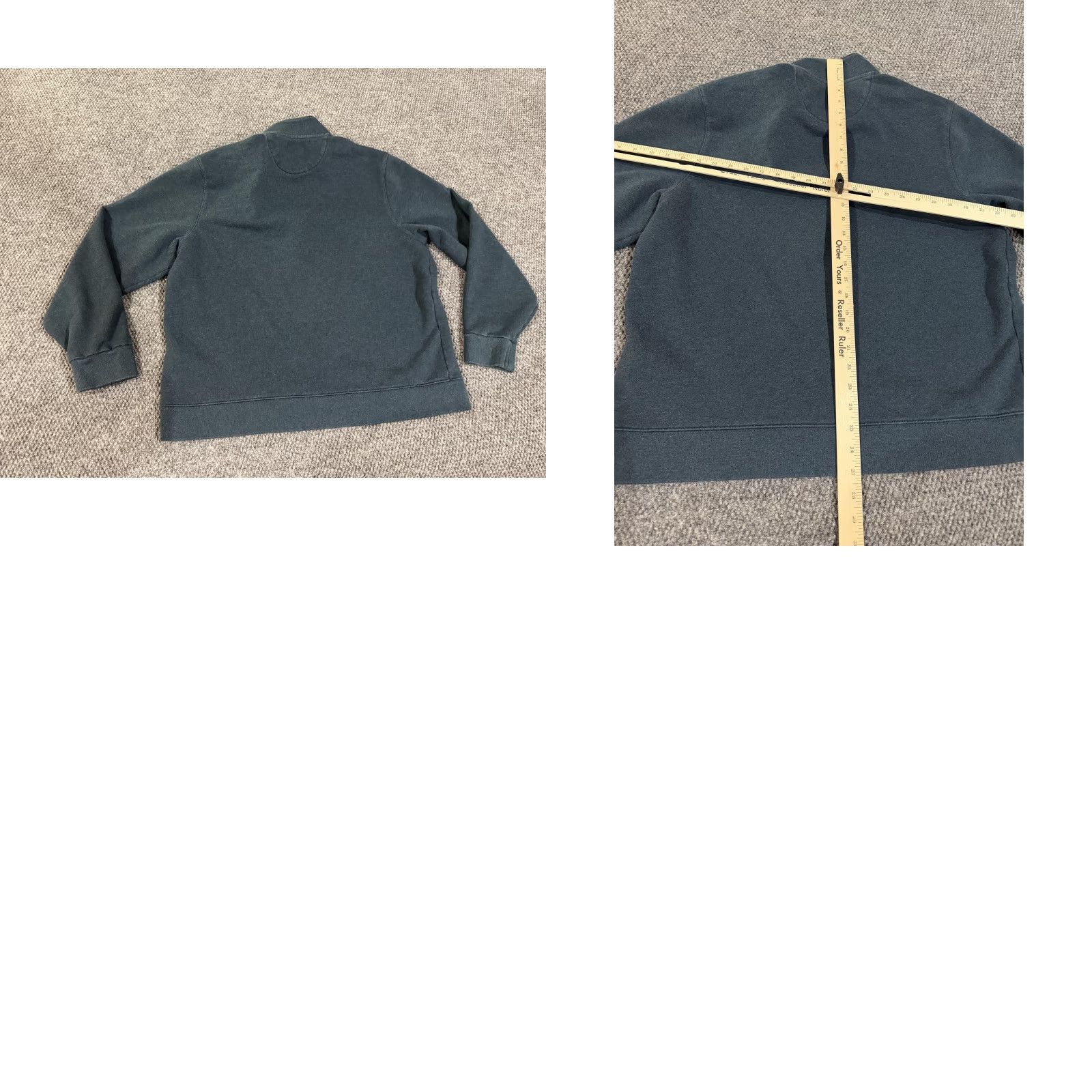 Brooks Brothers Brooks Brothers Sweatshirt Mens XL Blue Quarter Zip Mock Neck Pullover Size US XL / EU 56 / 4 - 8 Thumbnail