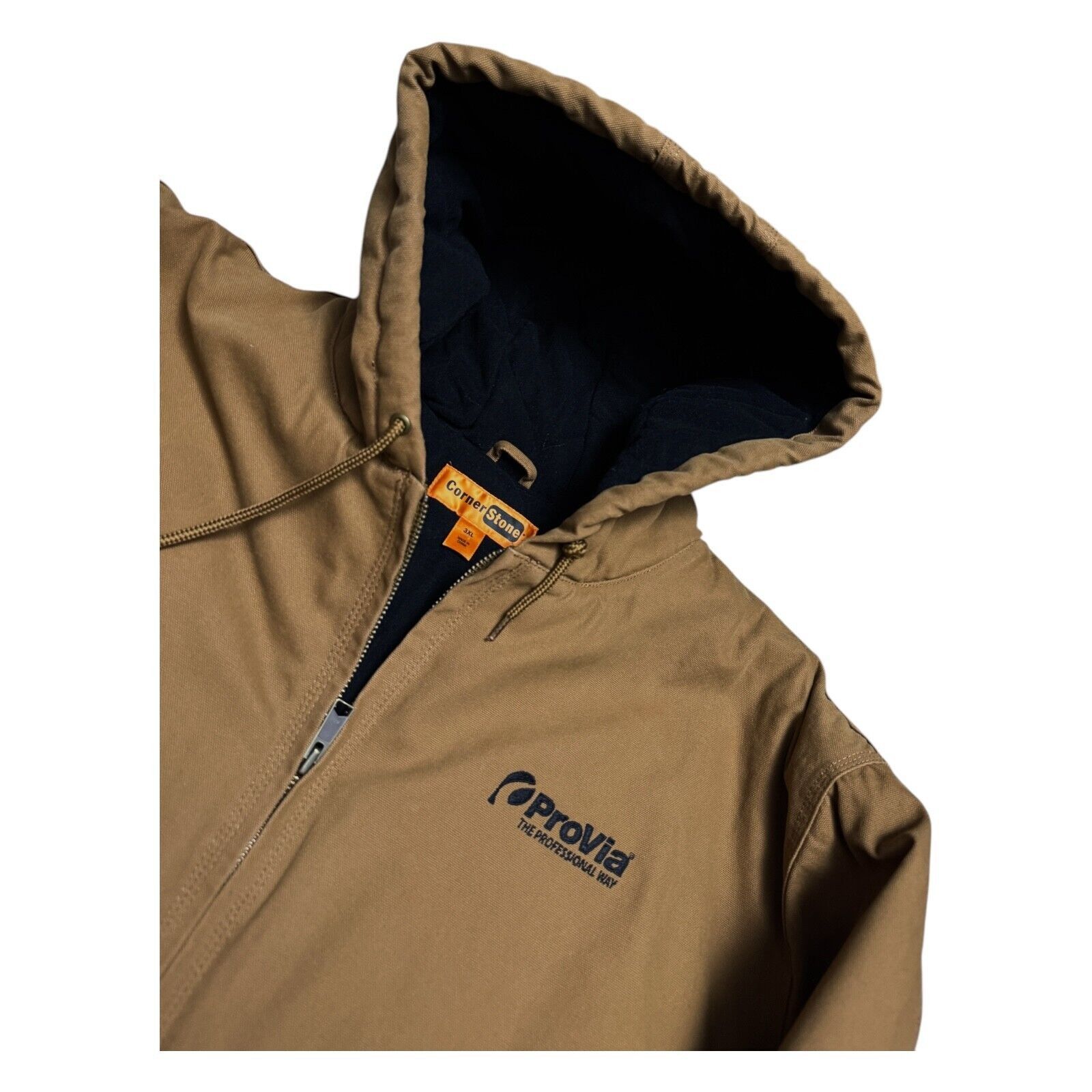 Other CORNER STONE Canvas Hooded Lined Outdoor Coat Jacket 3XL Size US XXL / EU 58 / 5 - 2 Thumbnail