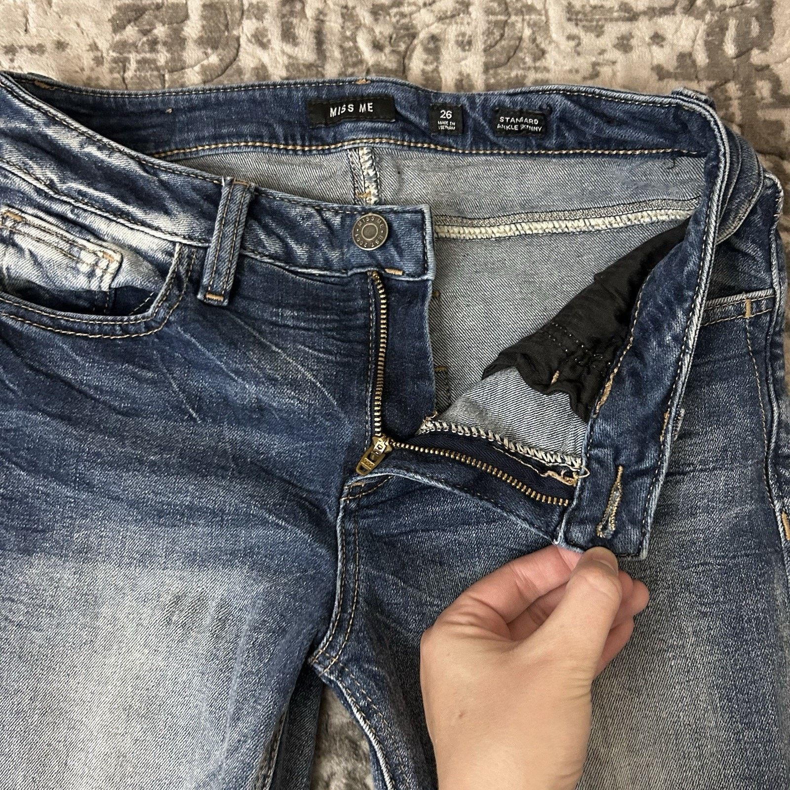 Miss Me Miss Me Standard Ankle Skinny Style No: E02AK11A - Size 26 Size 26" / US 2 / IT 38 - 5 Thumbnail