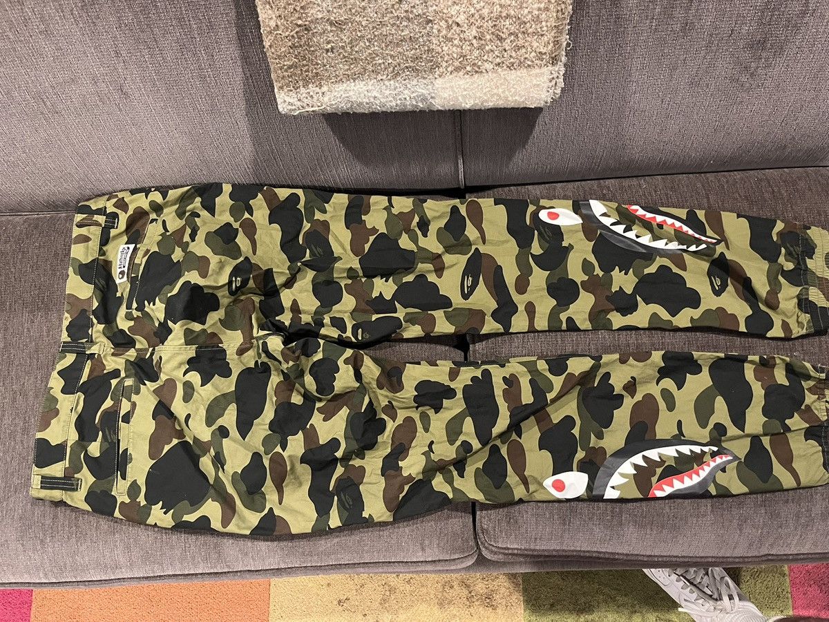 Bape Bape shark camo pants Size US 32 / EU 48 - 3 Thumbnail