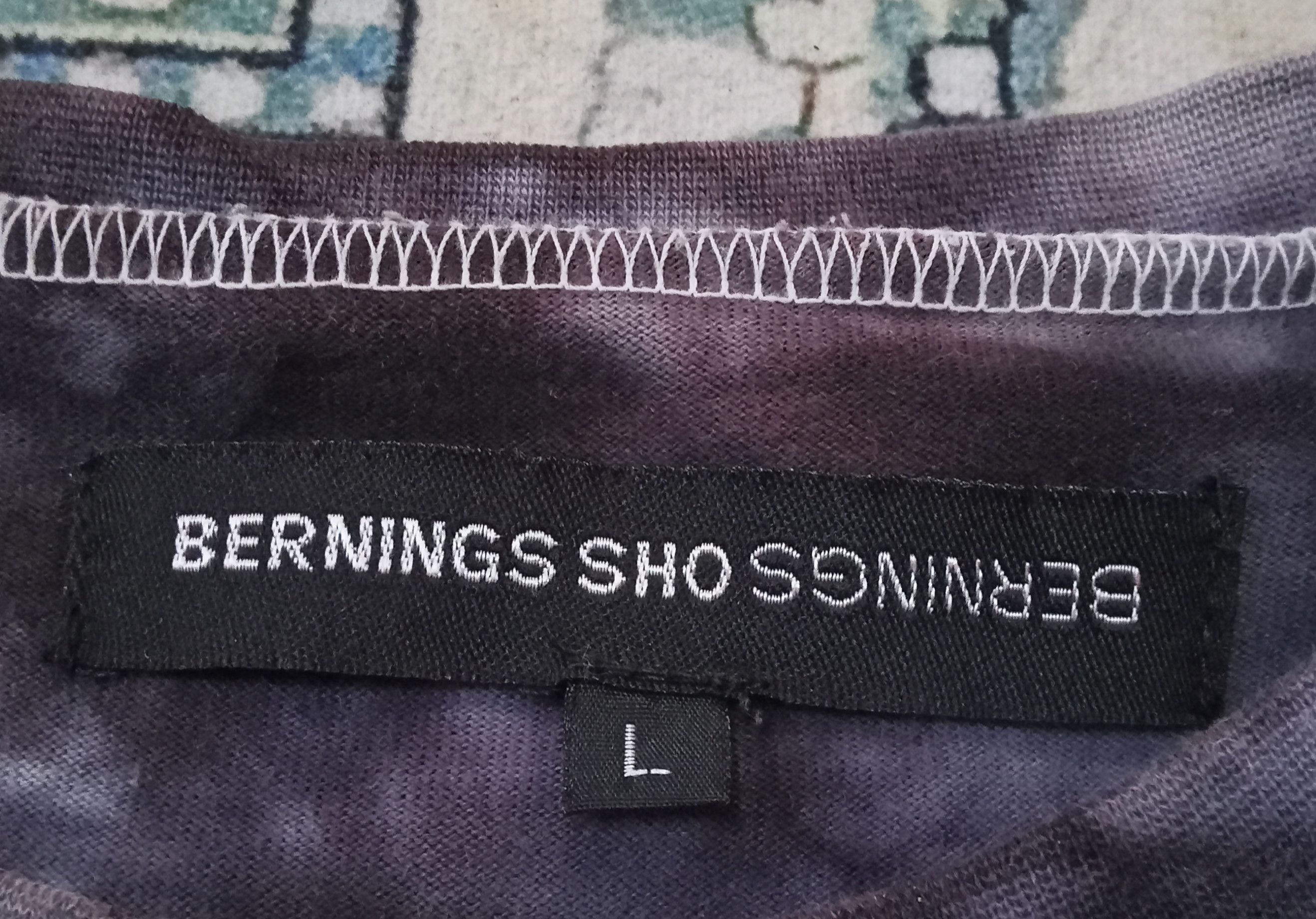 Japanese Brand Bernings Sho Tie Dye Rare Design Top Size US L / EU 52-54 / 3 - 4 Thumbnail