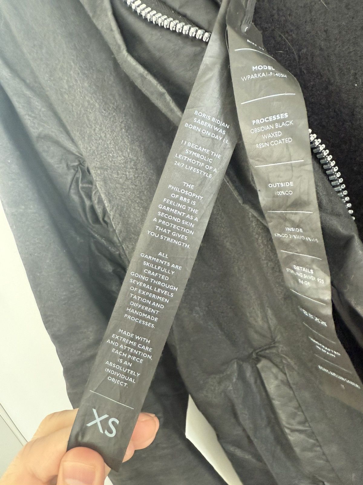 Boris Bidjan Saberi Boris Bidjan Saberi WPARKA 1 Size XS / US 0-2 / IT 36-38 - 5 Thumbnail