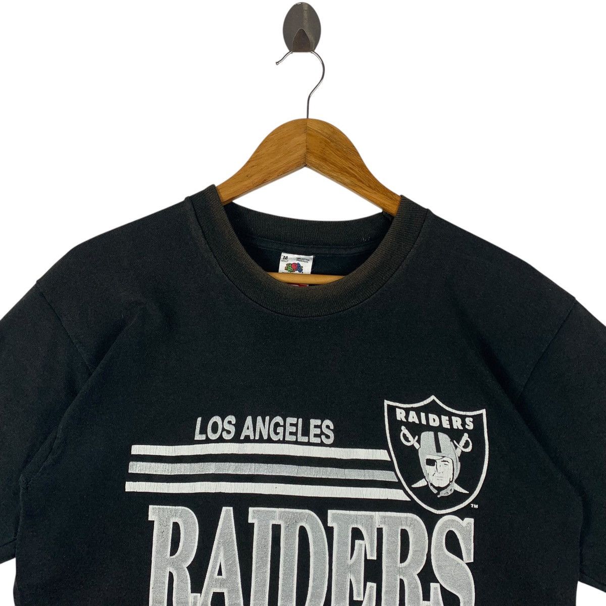 NFL × Vintage Vintage 90s LOS ANGELES RAIDERS Big logo printed tee Size US M / EU 48-50 / 2 - 2 Thumbnail