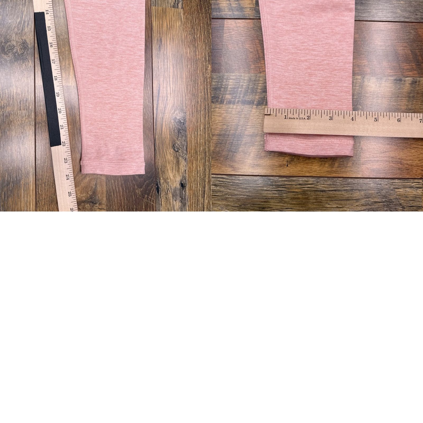 Vintage DSG Legging Womens Large 14 Pink Mid Rise Compression Legging Winter Microfiber Polyester Spandex Athleisure Womens Size 36" / US 14 / IT 50 - 9 Thumbnail