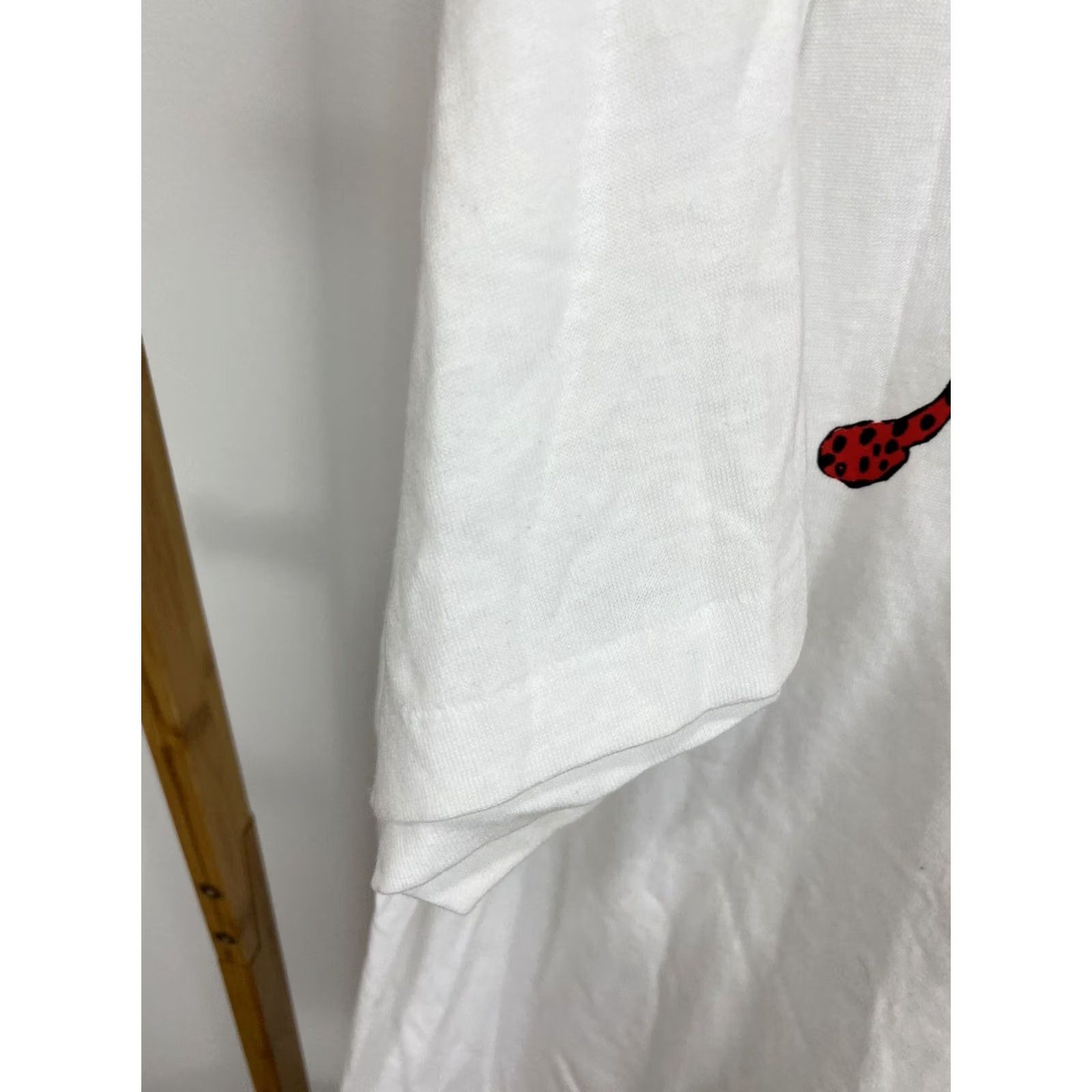 Hanes VTG Sam The Dot Man McMillan Cowasocky T-Shirt XL Hanes White Men Art RARE Size US XL / EU 56 / 4 - 4 Thumbnail