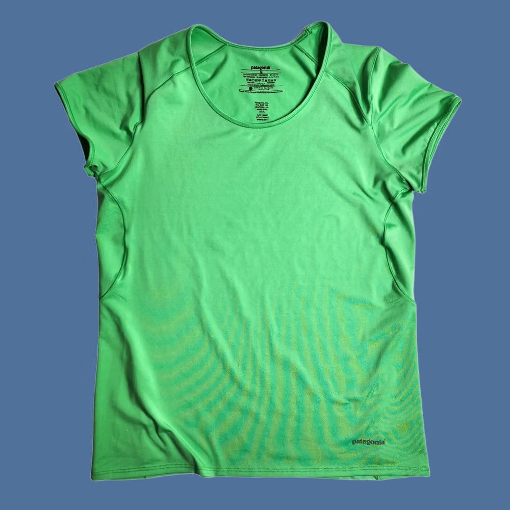 Patagonia Patagonia Common Thread Women's Short Sleeve T-Shirt M Green Activewear Stretch Size M / US 6-8 / IT 42-44 - 1 Thumbnail