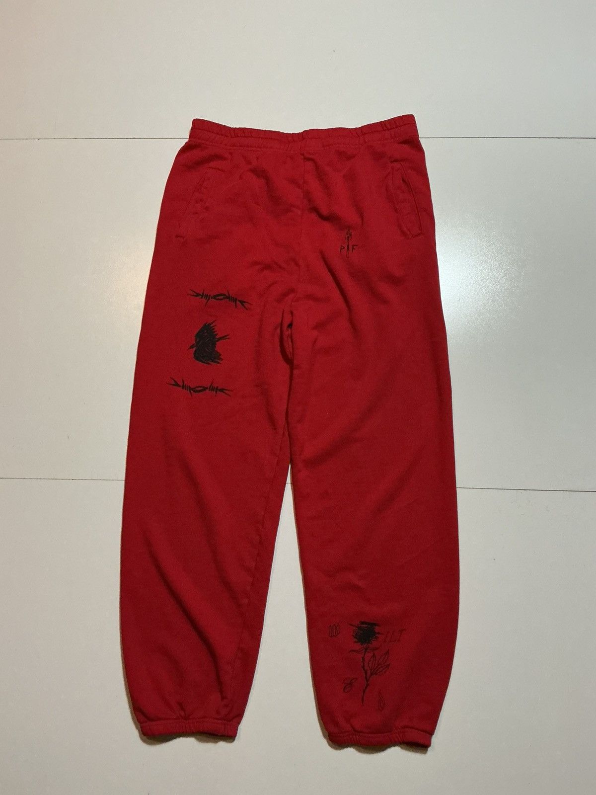 Other Party Favor Barbed Wire DJ Tech Sidepiece EDM Sweatpants Size US 36 / EU 52 - 1 Thumbnail