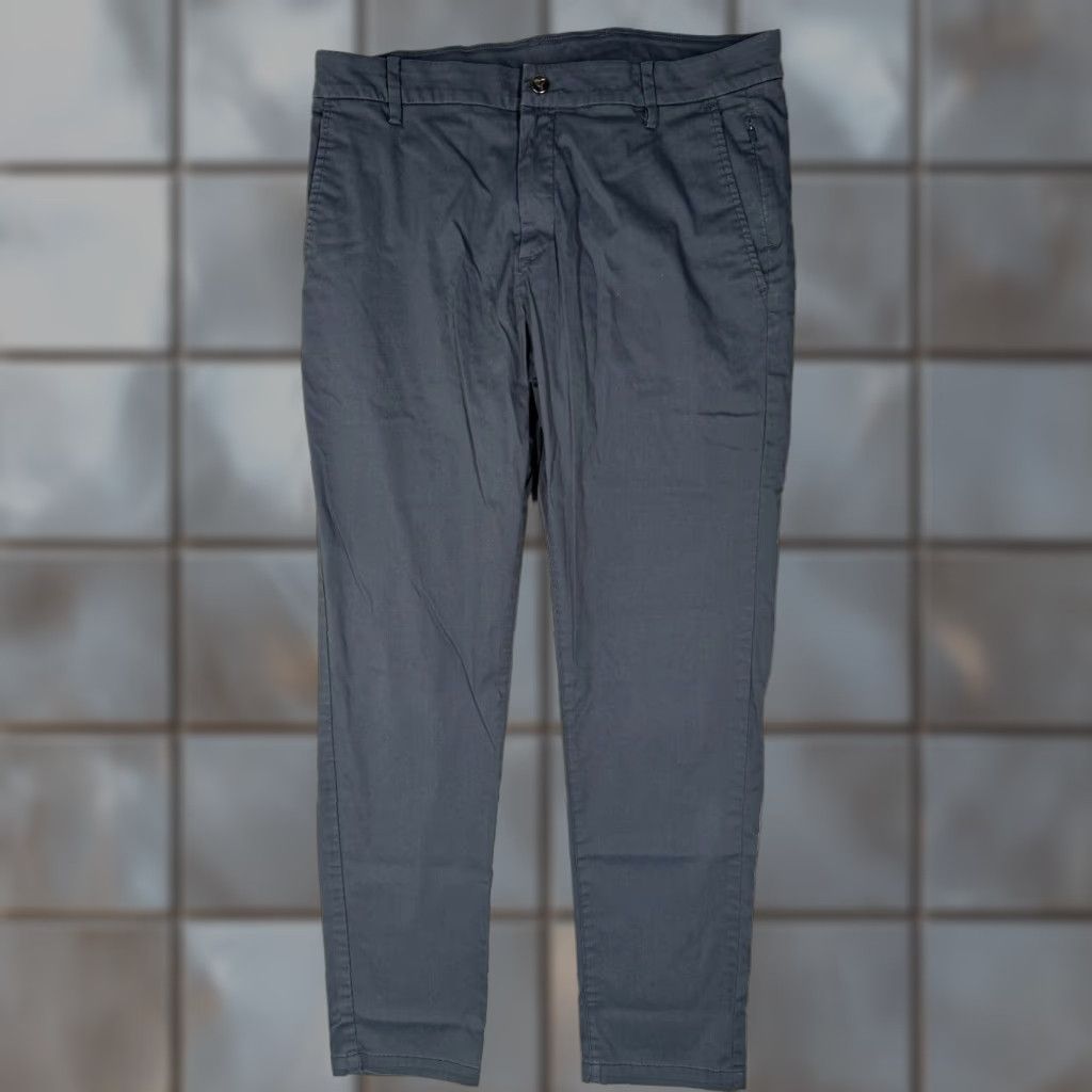 Vintage Bird Dogs Mens Gray Chino Pants 34x32 Lined Performance Straight Leg Size US 34 / EU 50 - 1 Thumbnail