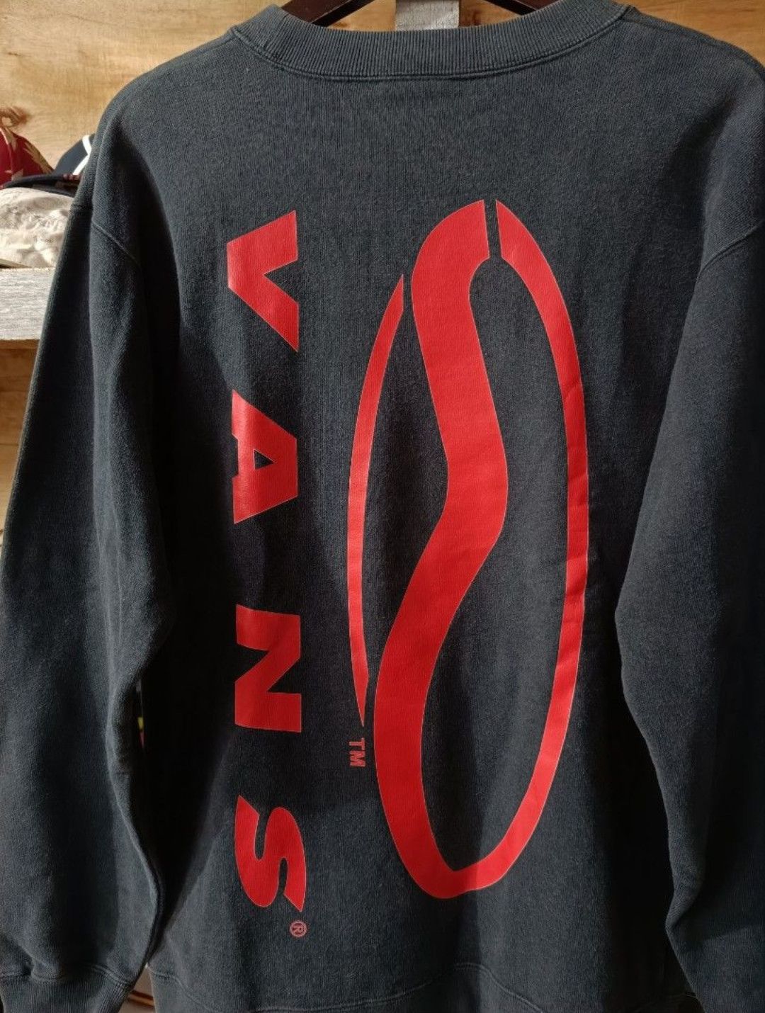 Vans Vintage Vans Back Hit Sweatshirts Size US M / EU 48-50 / 2 - 2 Thumbnail