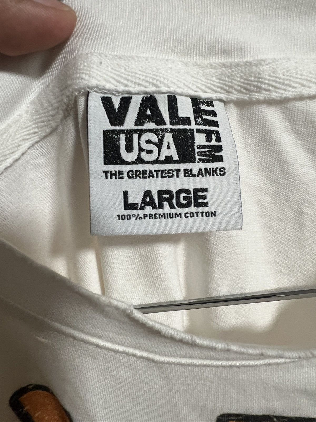 Vale VALE FOREVER DEFENSIVE ANCHOR VINTAGE TEE WHITE Size US L / EU 52-54 / 3 - 2 Thumbnail