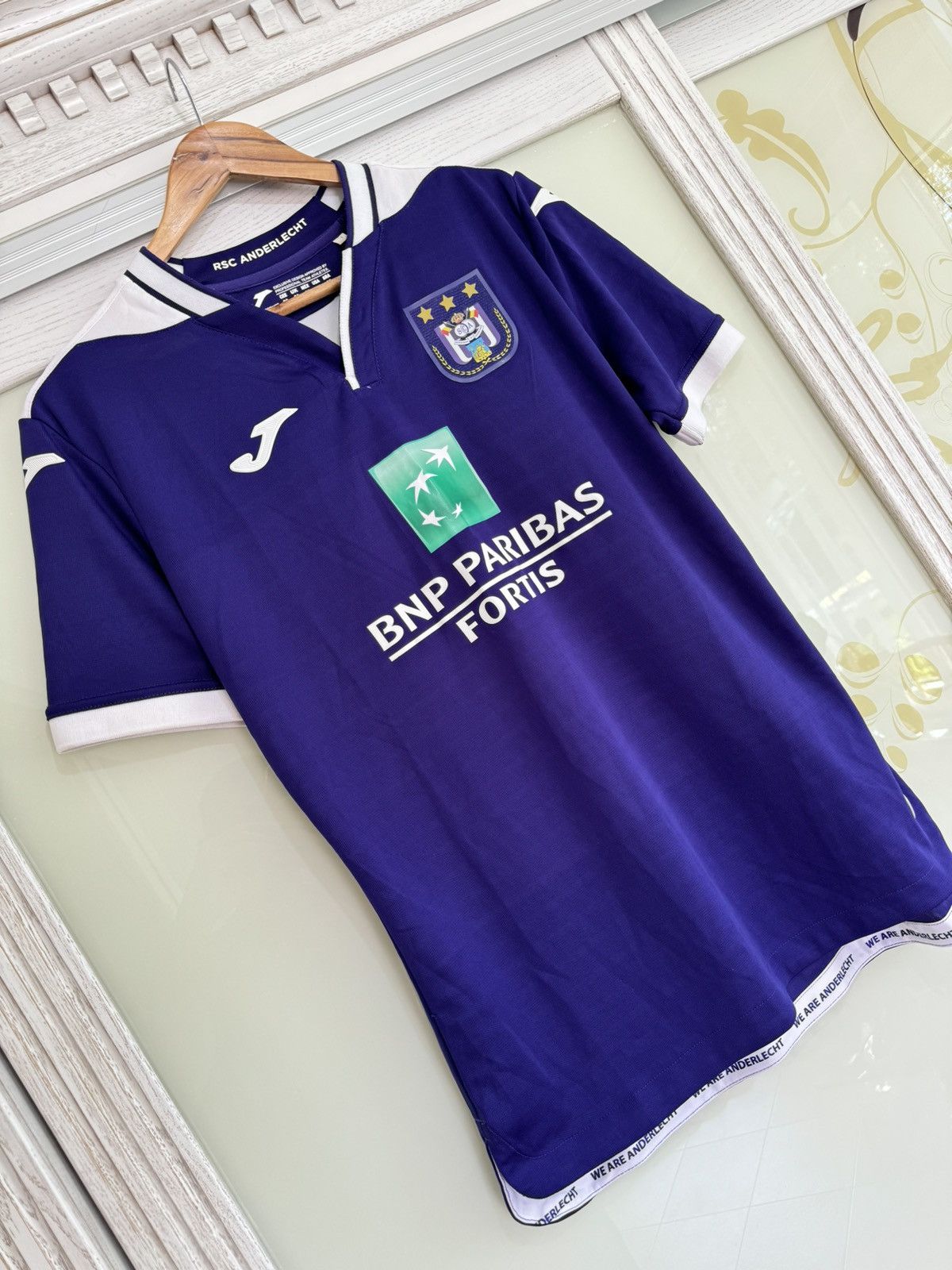 Adidas Anderlecht 2019-2020 Home Soccer Jersey Football Kit Shirt Size US M / EU 48-50 / 2 - 3 Thumbnail