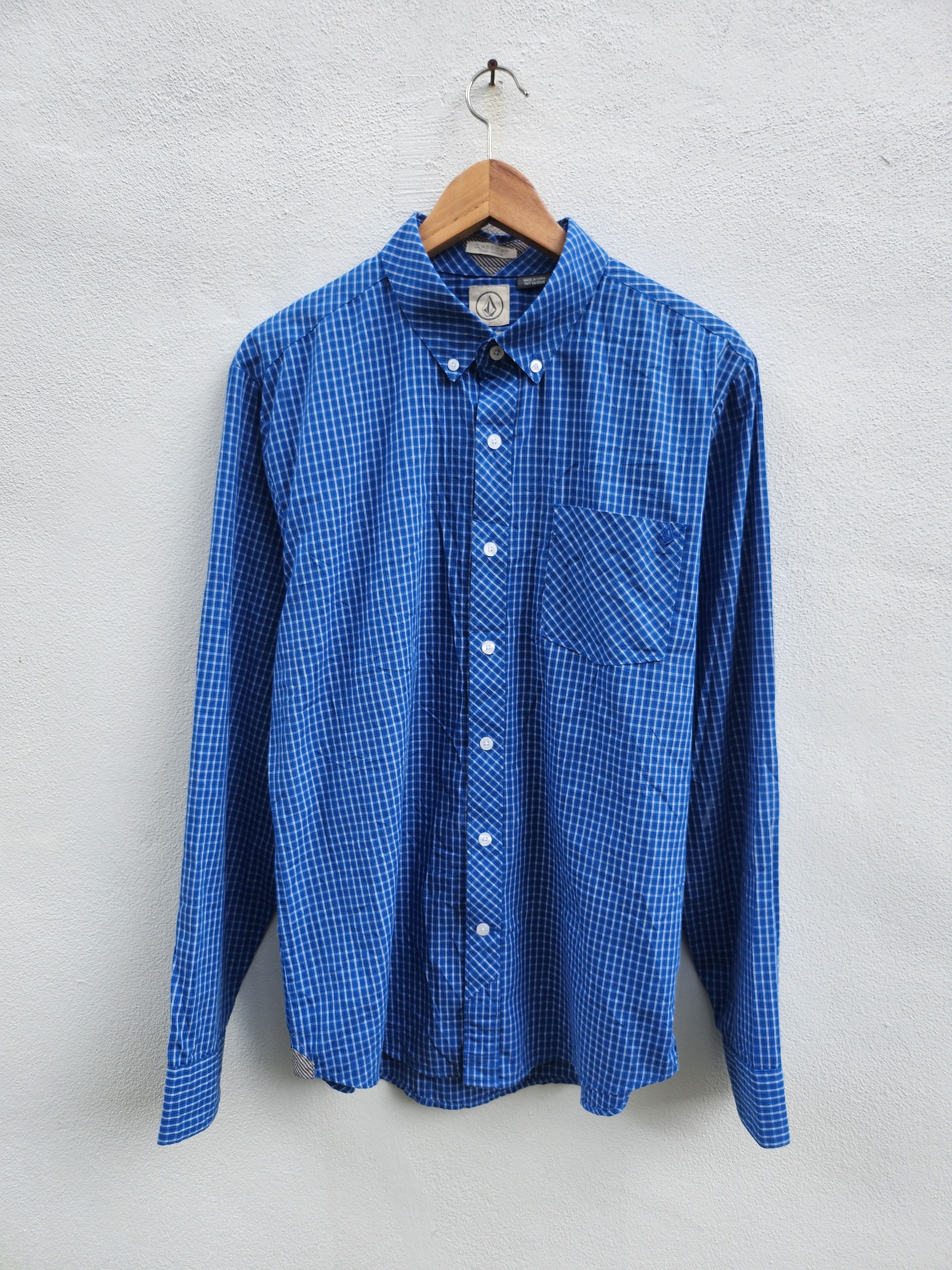 Japanese Brand × Volcom 💥Volcom Classic Fit Long Sleeve Oxford Shirt Size US M / EU 48-50 / 2 - 1 Thumbnail