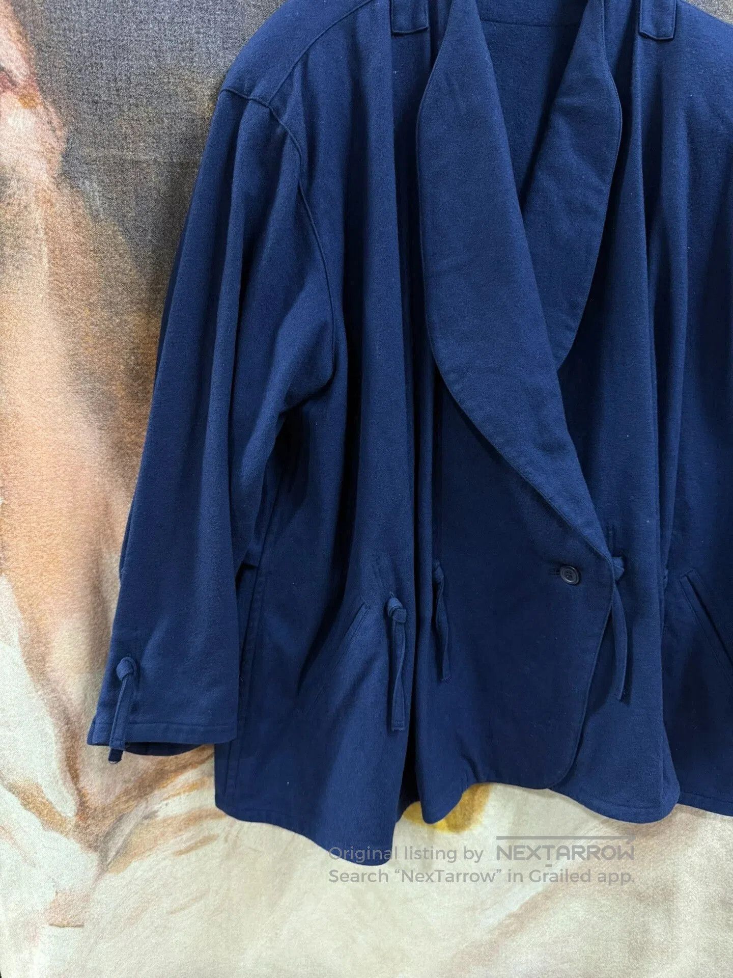 Issey Miyake issey miyake pleated drawstring wool coat. Size US XL / EU 56 / 4 - 3 Thumbnail