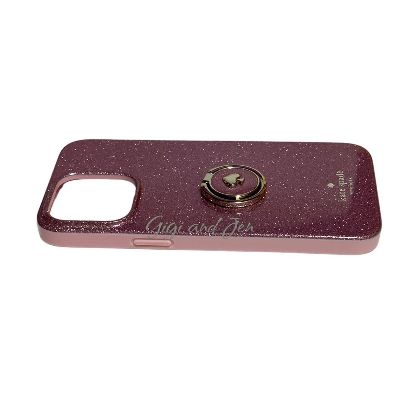 Kate Spade Kate spade Glitter Stability Ring iPhone 14 PRO Case Size ONE SIZE - 6 Thumbnail