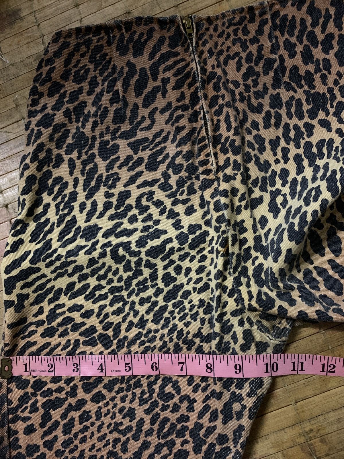 Made In The Shade × Vintage Vtg 70s-80s Made In The Shade Cheetah With Talon 42 Zipper Size 25" / US 0 / IT 36 - 21 Thumbnail