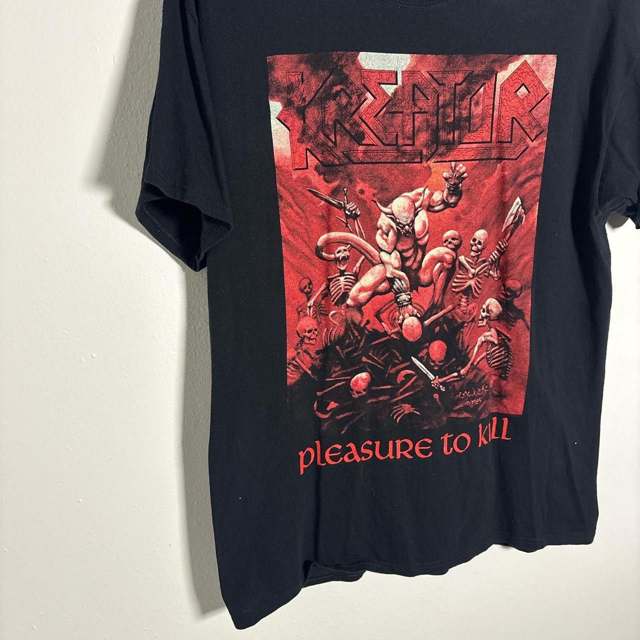 Anvil VINTAGE RARE KREATOR PLEASURE TO KILL BAND TEE Size US L / EU 52-54 / 3 - 2 Thumbnail
