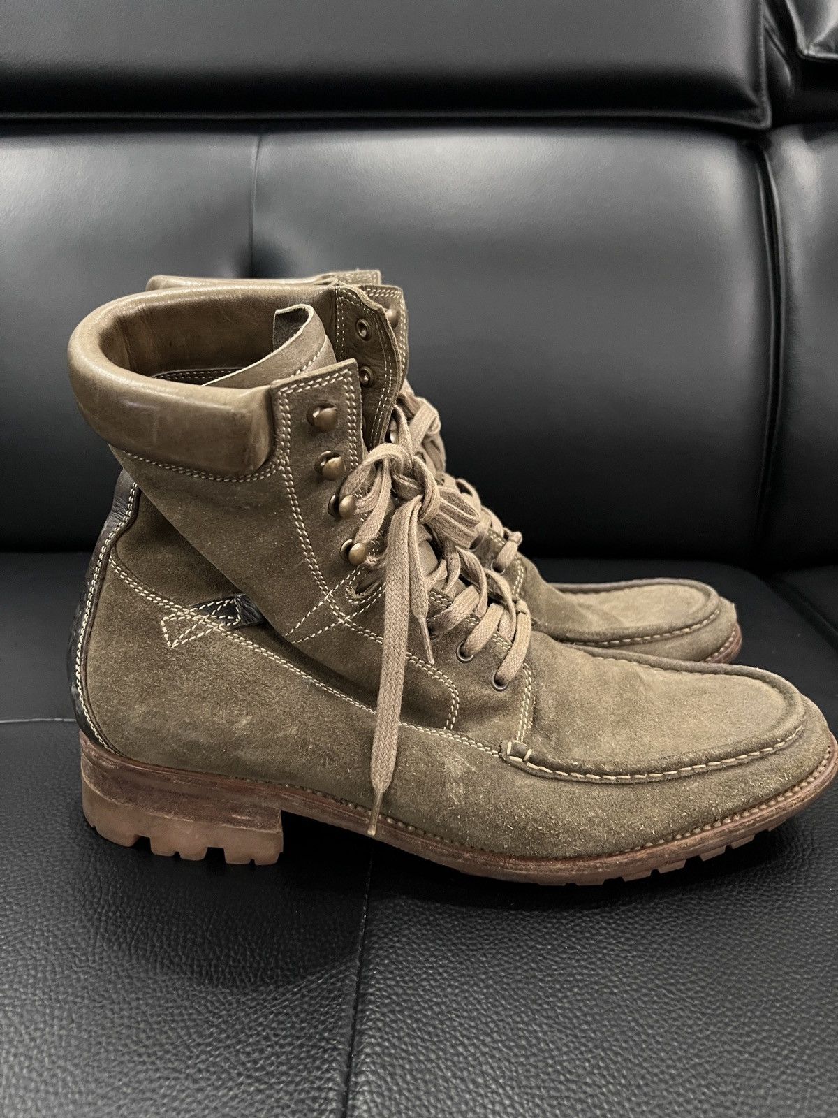 Other n.d.c. made by hand AW09 Suede High-Top Boots Size US 9.5 / EU 42-43 - 5 Thumbnail