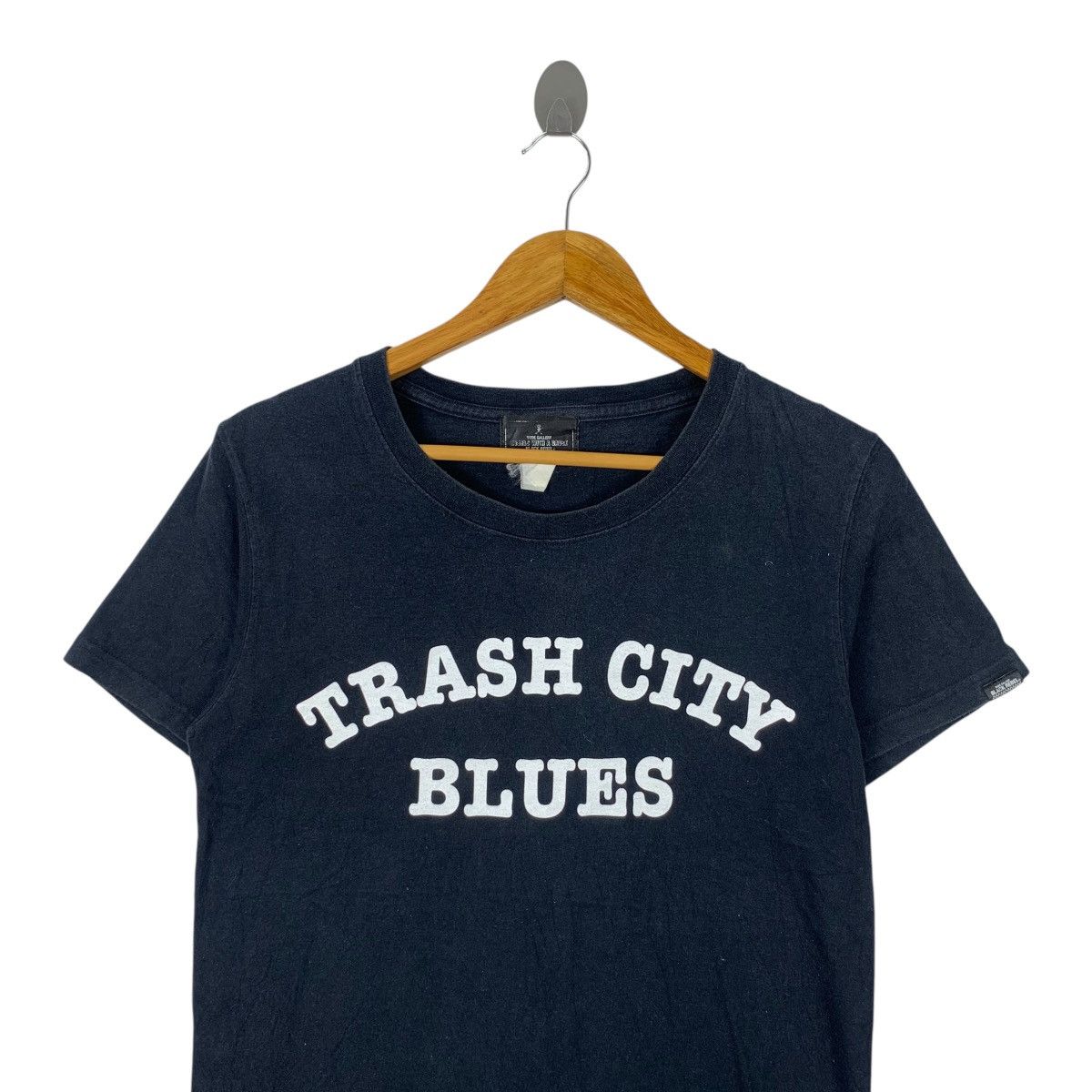 RUDE GALLERY RUDE GALLERY BLACK REBEL Trash City Blues Tee Shirt Top Size US S / EU 44-46 / 1 - 2 Thumbnail