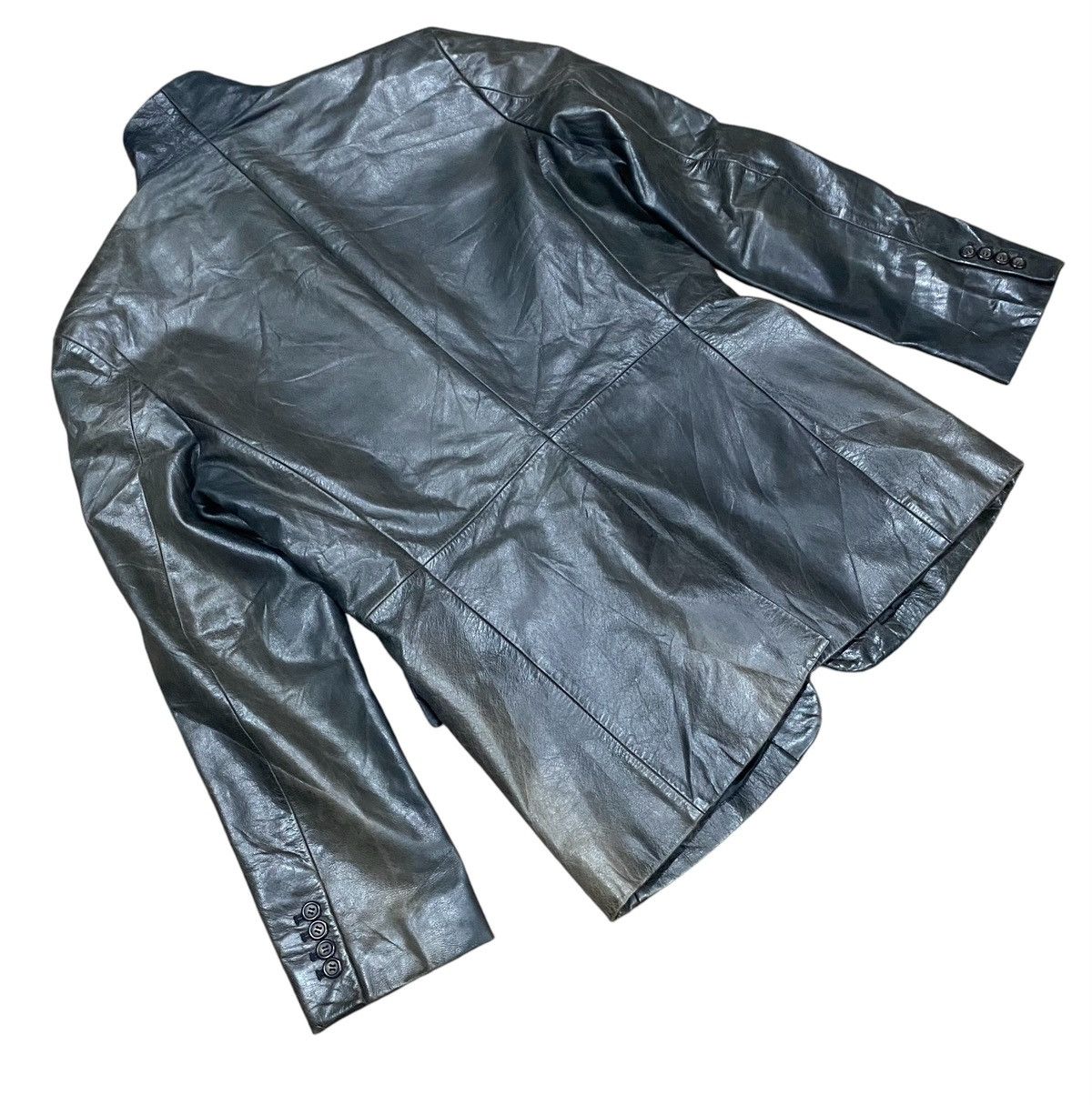 Tornado Mart Rare TORNADO MART Leather Blazer Size US L / EU 52-54 / 3 - 10 Thumbnail
